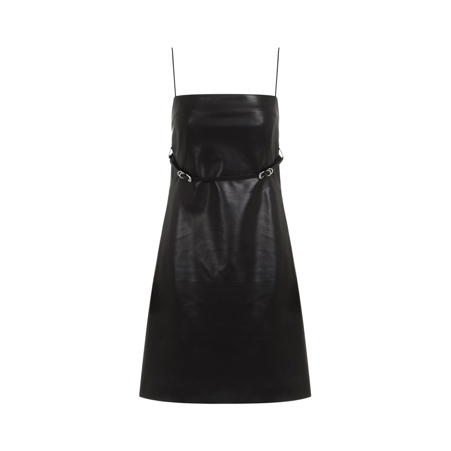 Givenchy Voyou Leather Mini Dress Women GIVENCHY