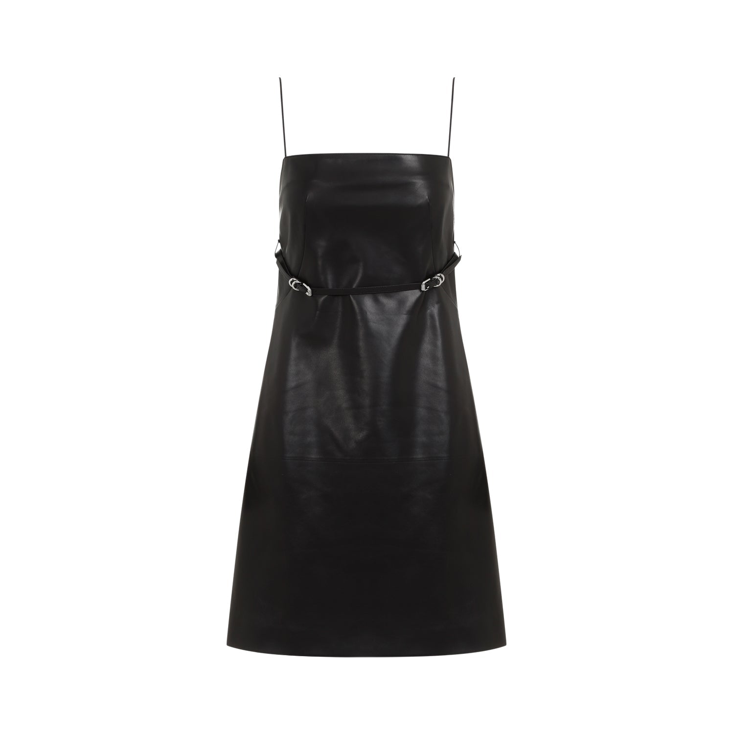 Givenchy Voyou Leather Mini Dress Women GIVENCHY