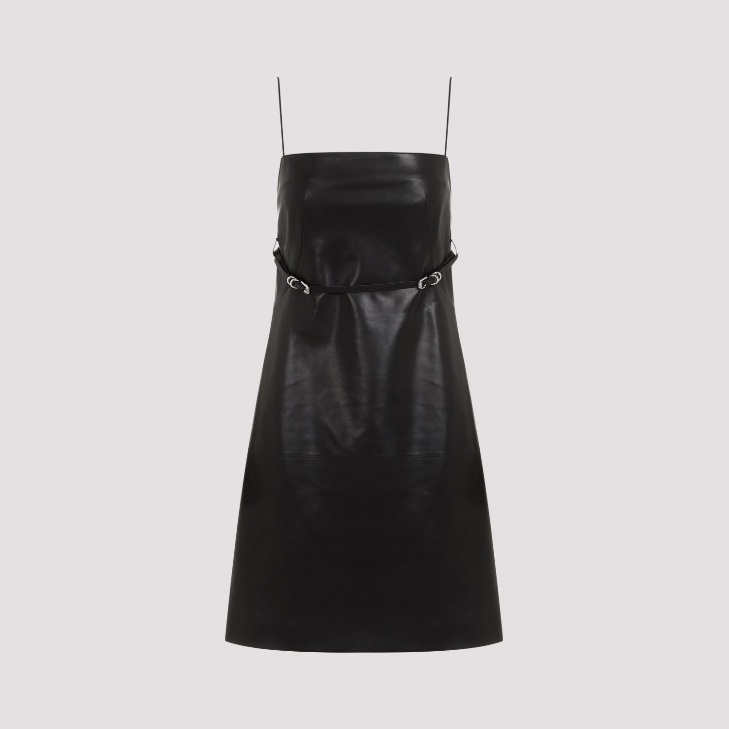 Givenchy Voyou Leather Mini Dress Women GIVENCHY