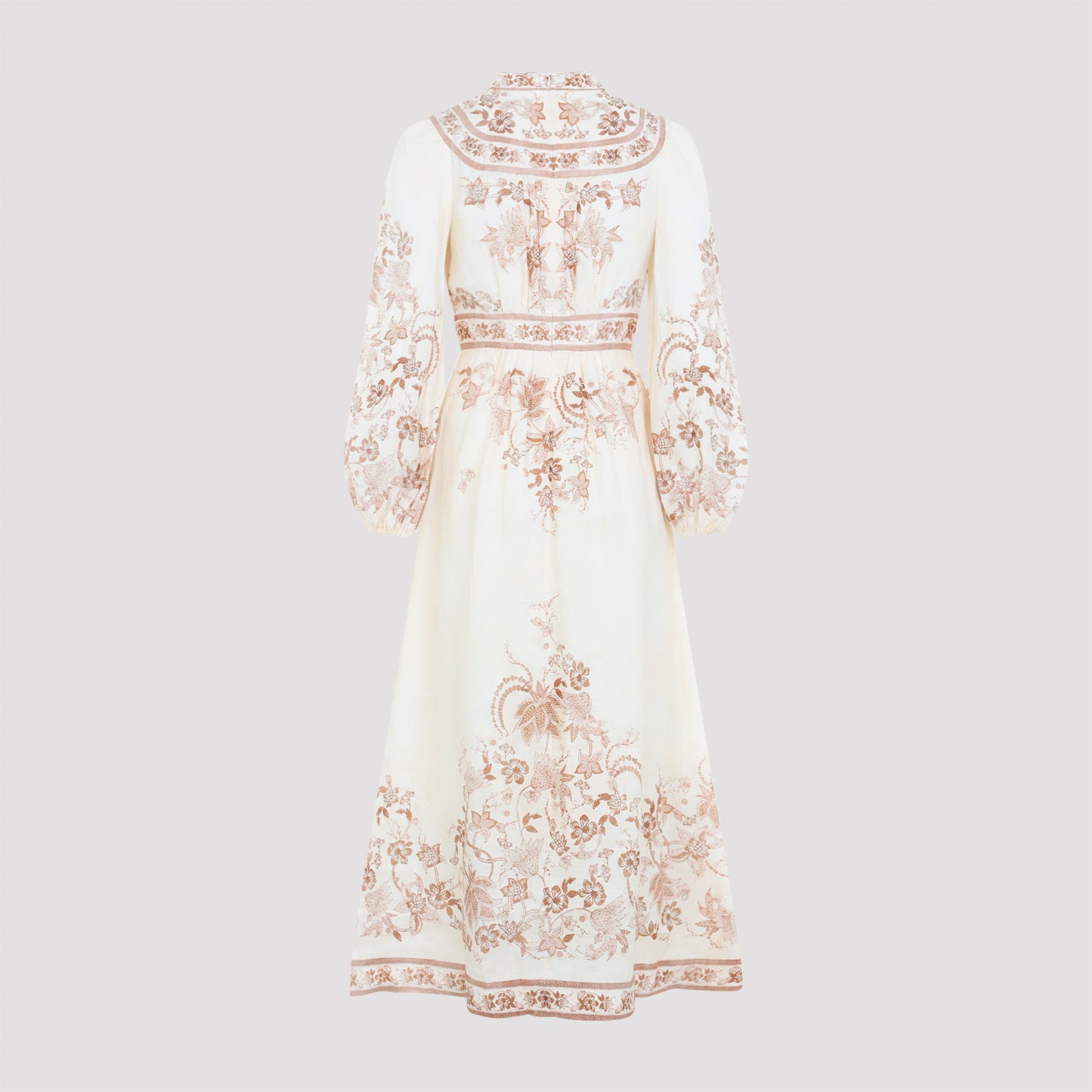 Zimmermann Indra Plunge Midi Dress Women ZIMMERMANN