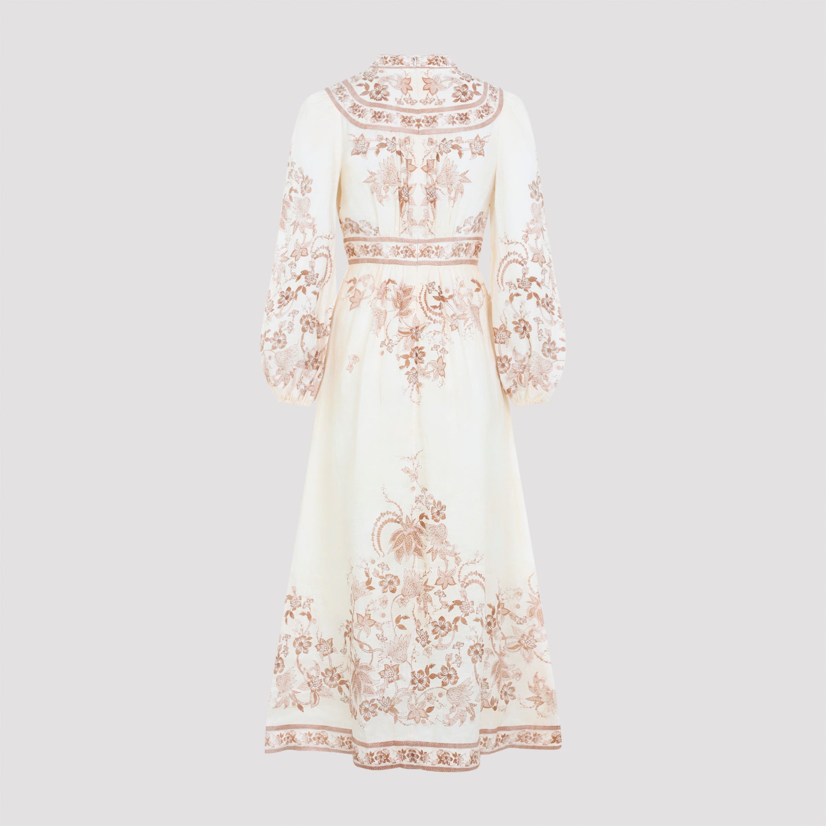 Zimmermann Indra Plunge Midi Dress Women ZIMMERMANN