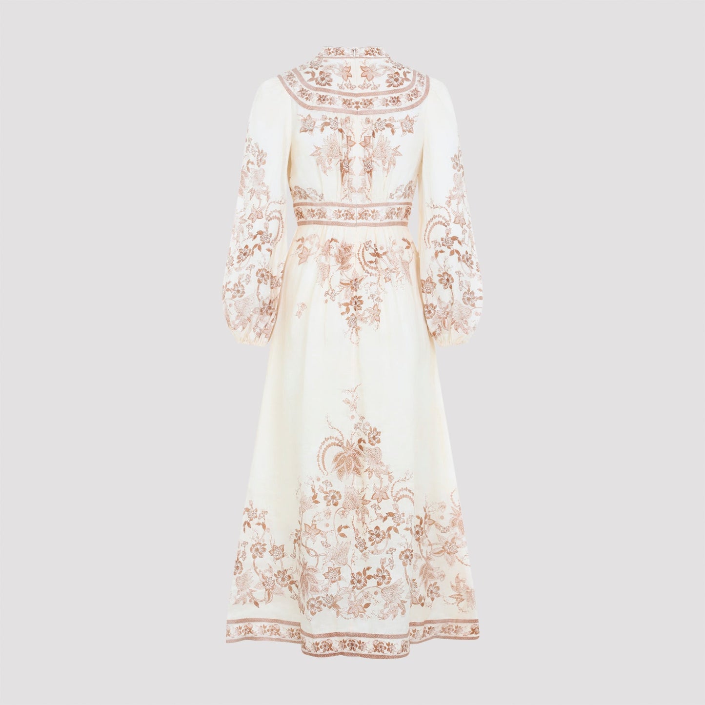 Zimmermann Indra Plunge Midi Dress Women ZIMMERMANN