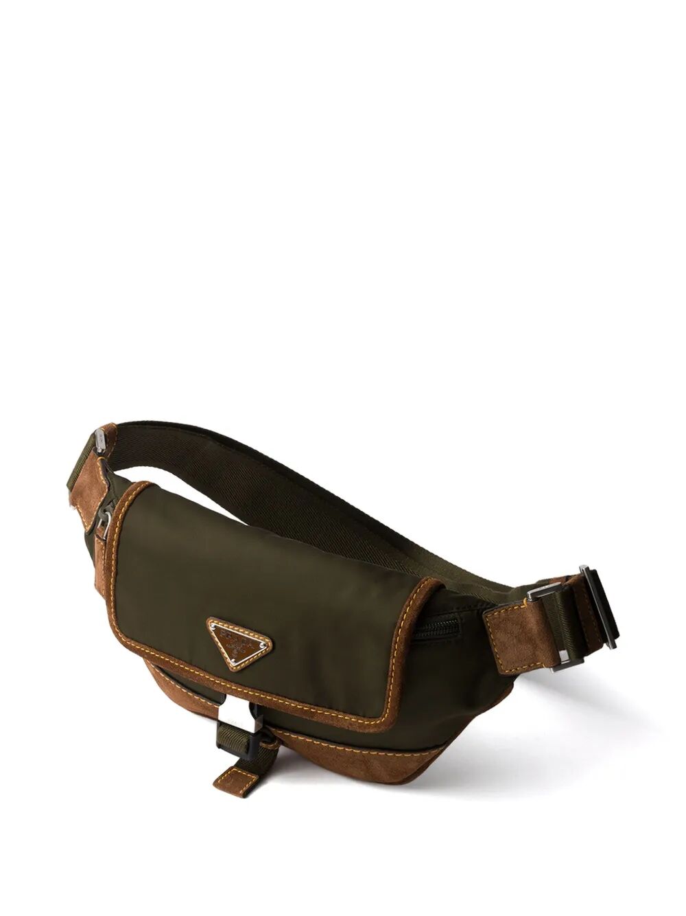 Prada Men Re-Nylon And Suede Belt Bag PRADA