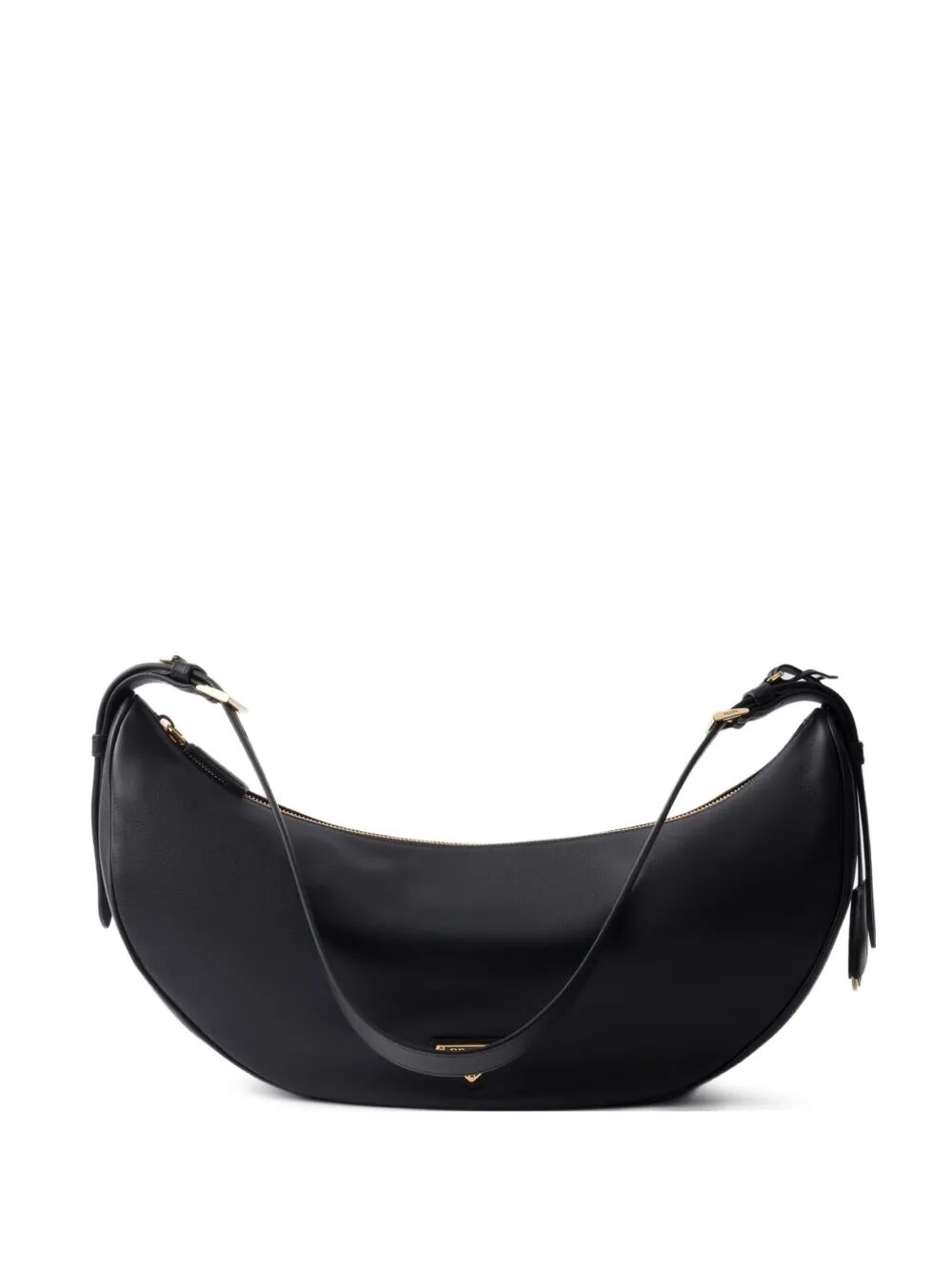 Prada Women Prada Demi-Lune Large Leather Shoulder Bag PRADA