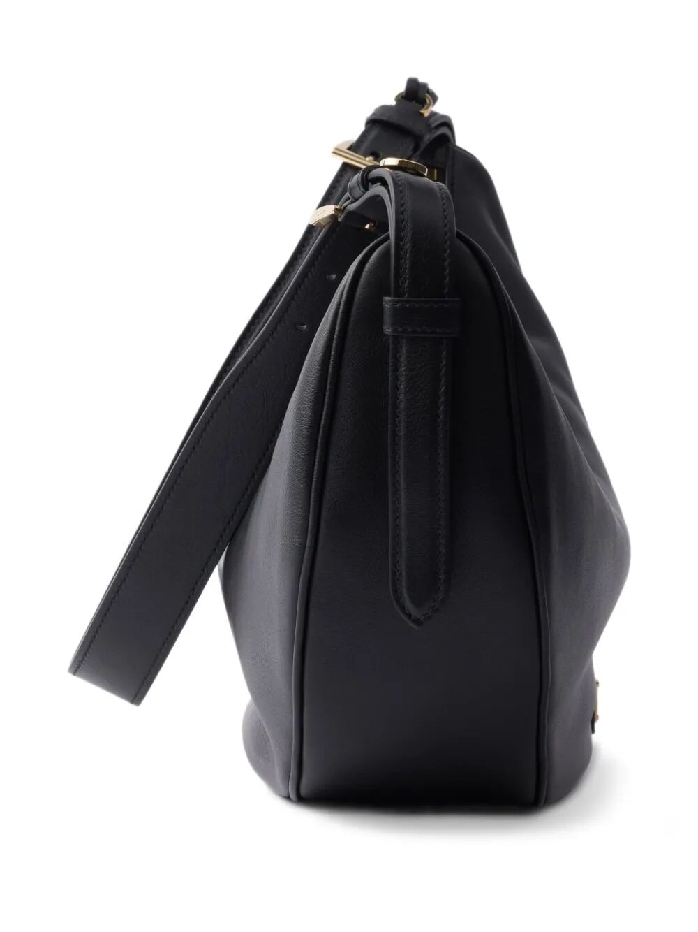 Prada Women Prada Demi-Lune Large Leather Shoulder Bag PRADA