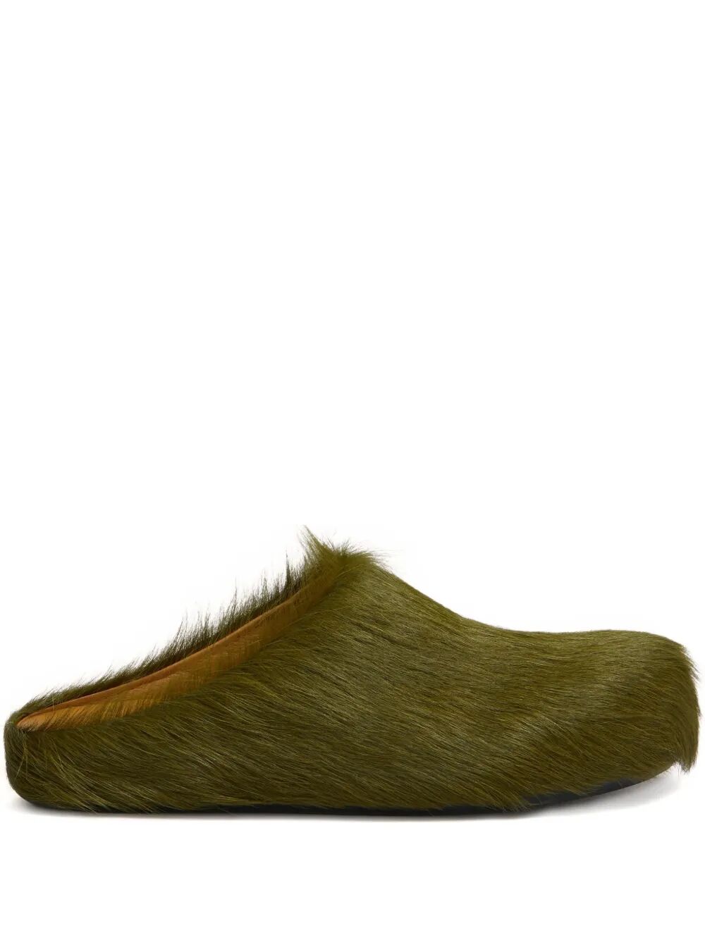 Marni Women Long Hair Calfskin Fussbett Sabot MARNI