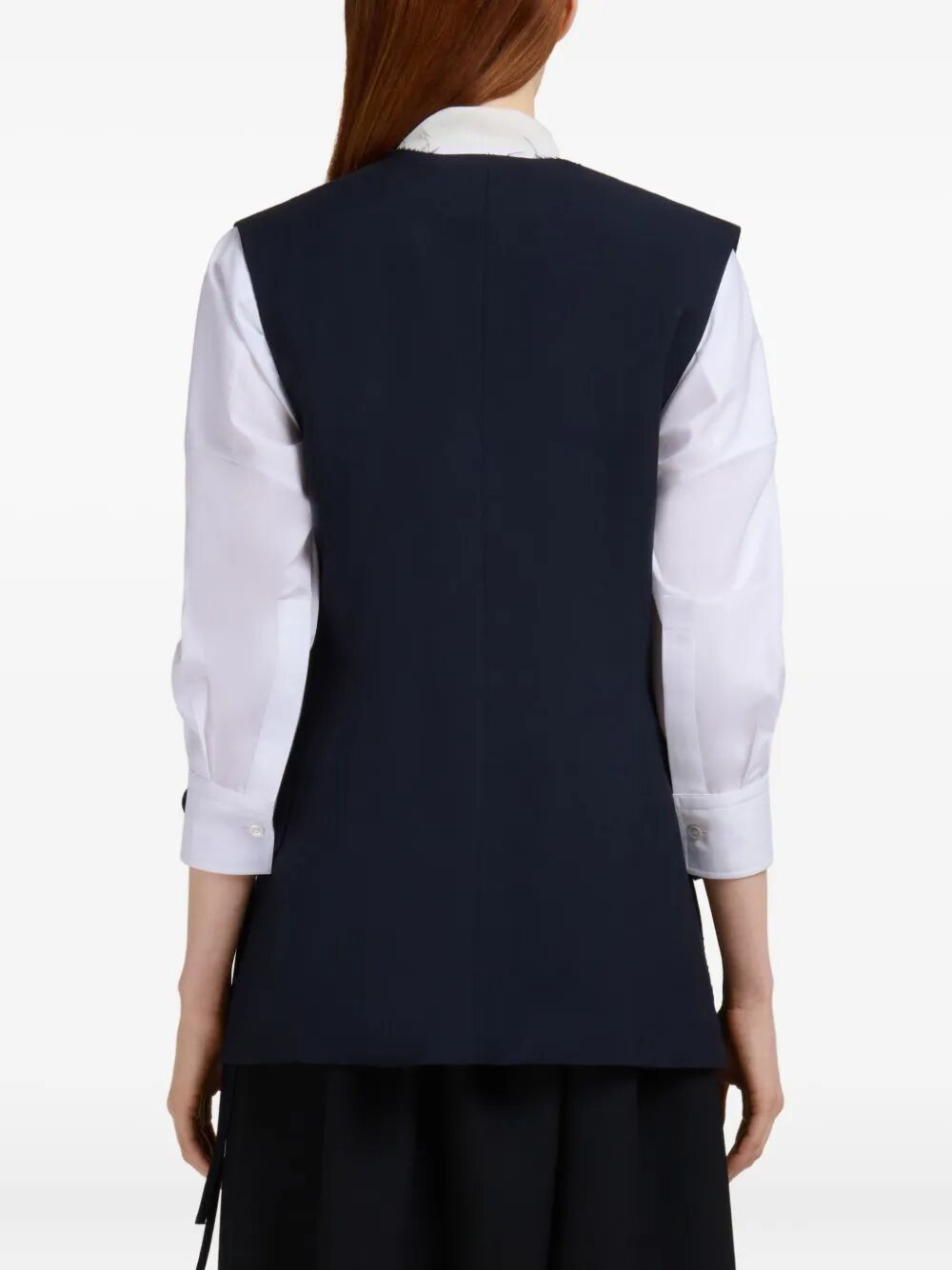 Marni Women Wool Waistcoat With Side Slits MARNI