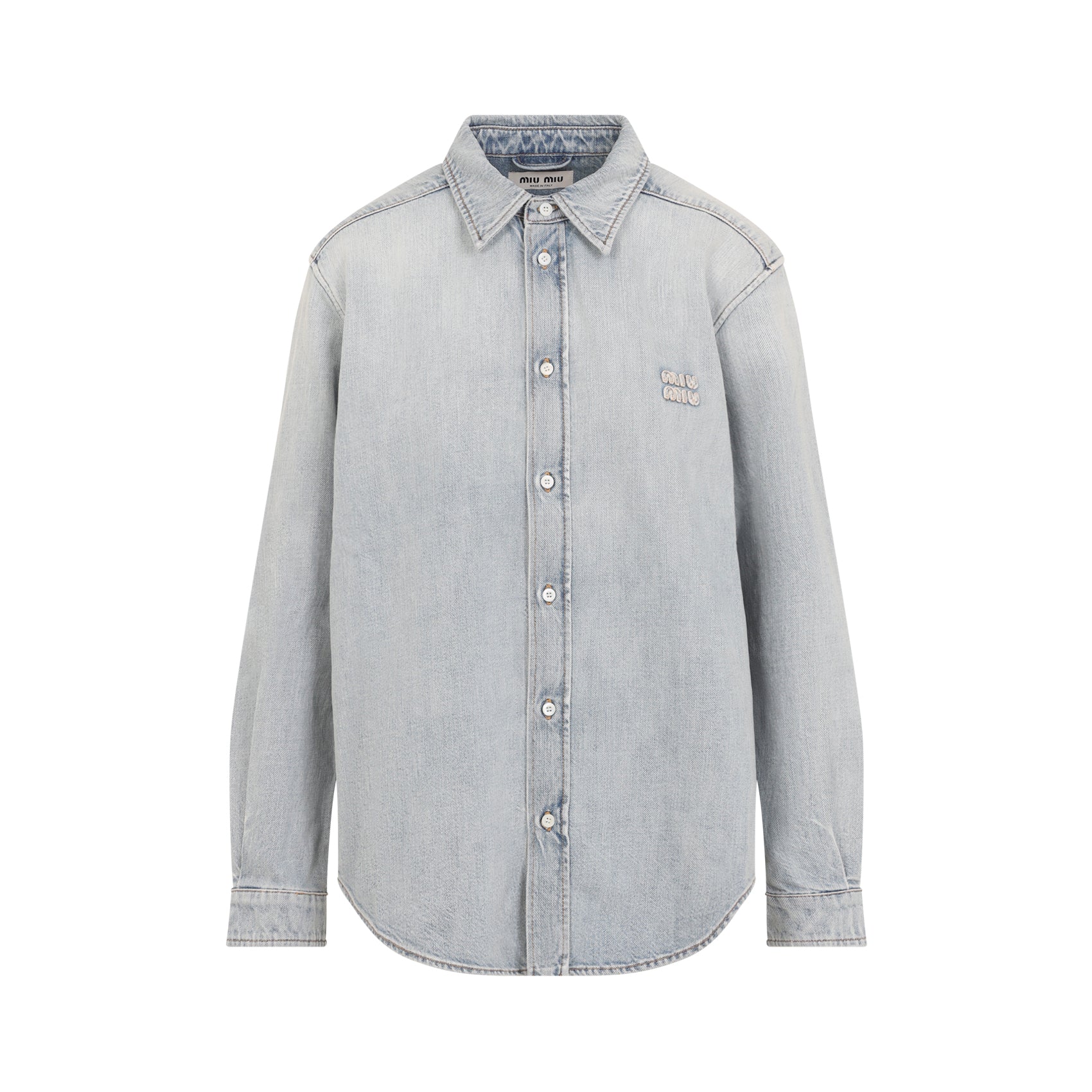 Miu Miu Denim Shirt Women MIU MIU