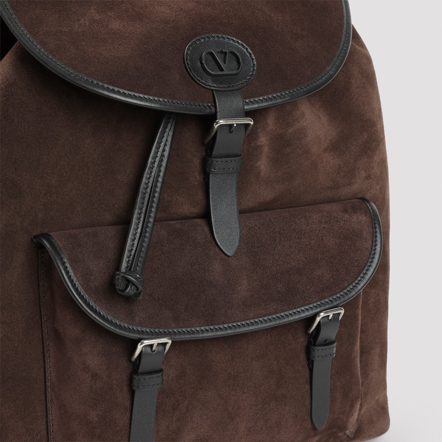Valentino Garavani Suede Backpack Men VALENTINO GARAVANI
