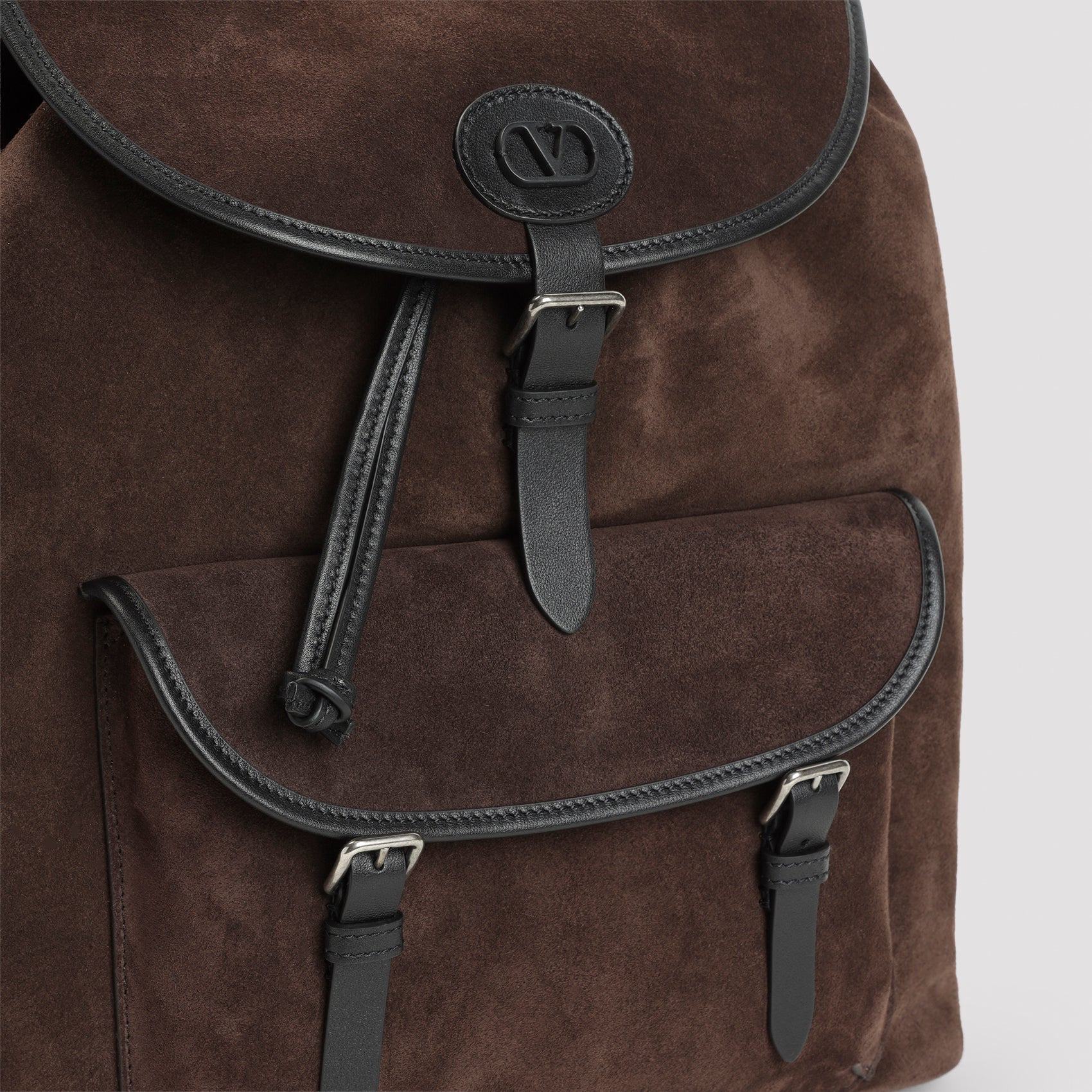 Valentino Garavani Suede Backpack Men VALENTINO GARAVANI