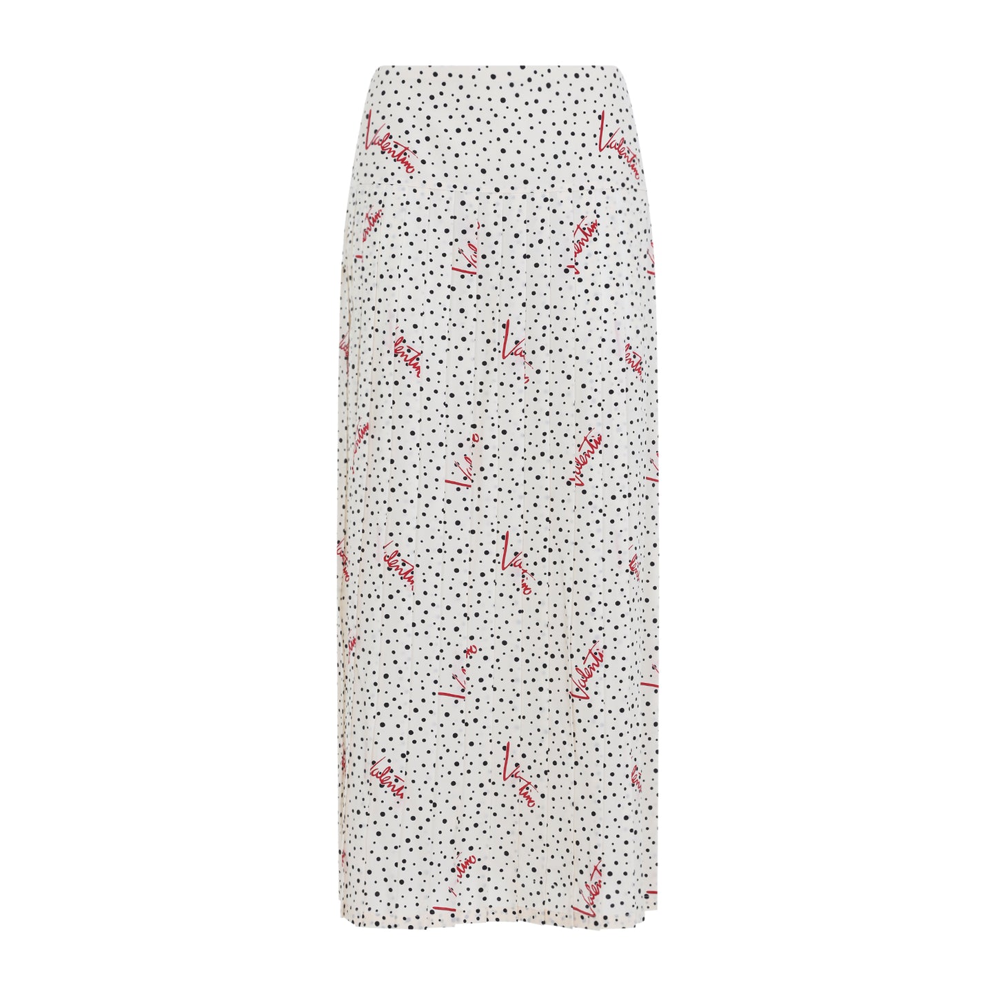 Valentino Plisse Bollicine Midi Skirt Women VALENTINO