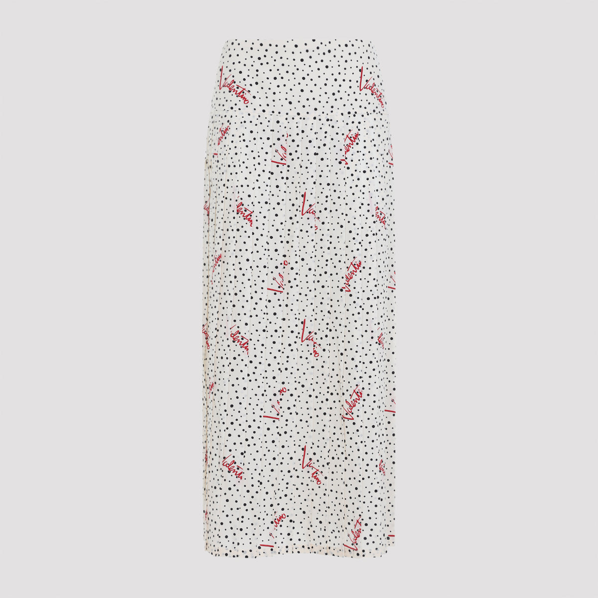 Valentino Plisse Bollicine Midi Skirt Women VALENTINO