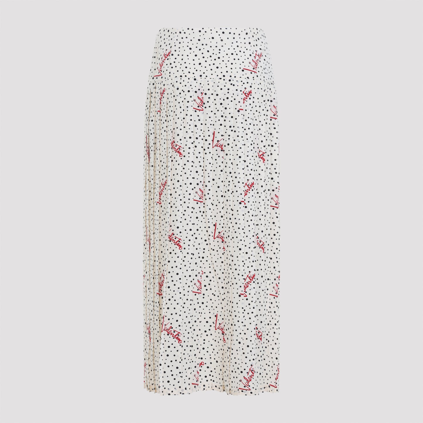 Valentino Plisse Bollicine Midi Skirt Women VALENTINO