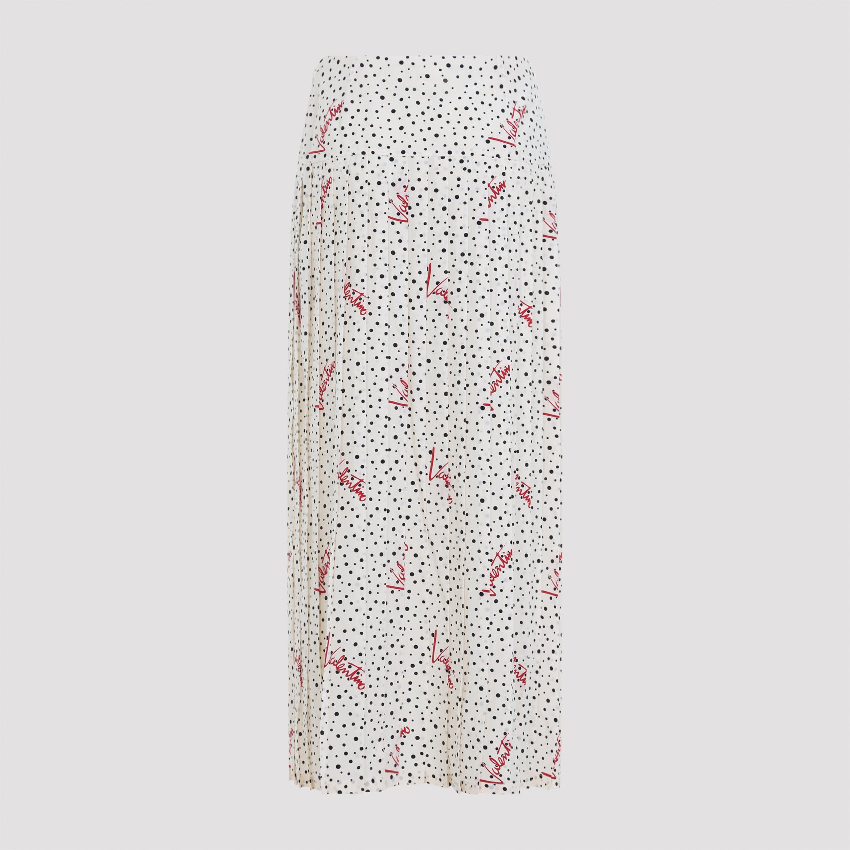 Valentino Plisse Bollicine Midi Skirt Women VALENTINO