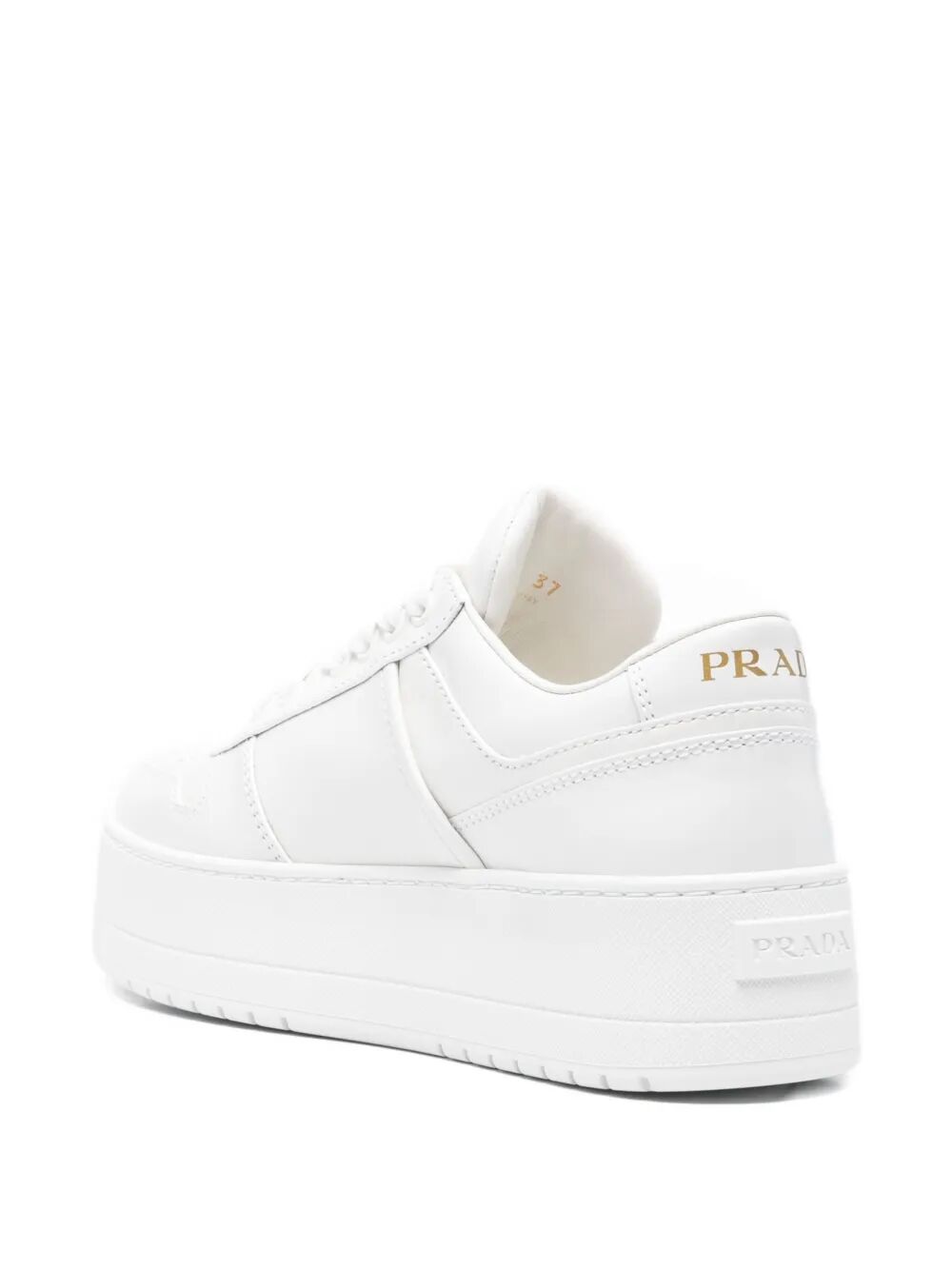 Prada Women Downtown Leather Sneakers PRADA