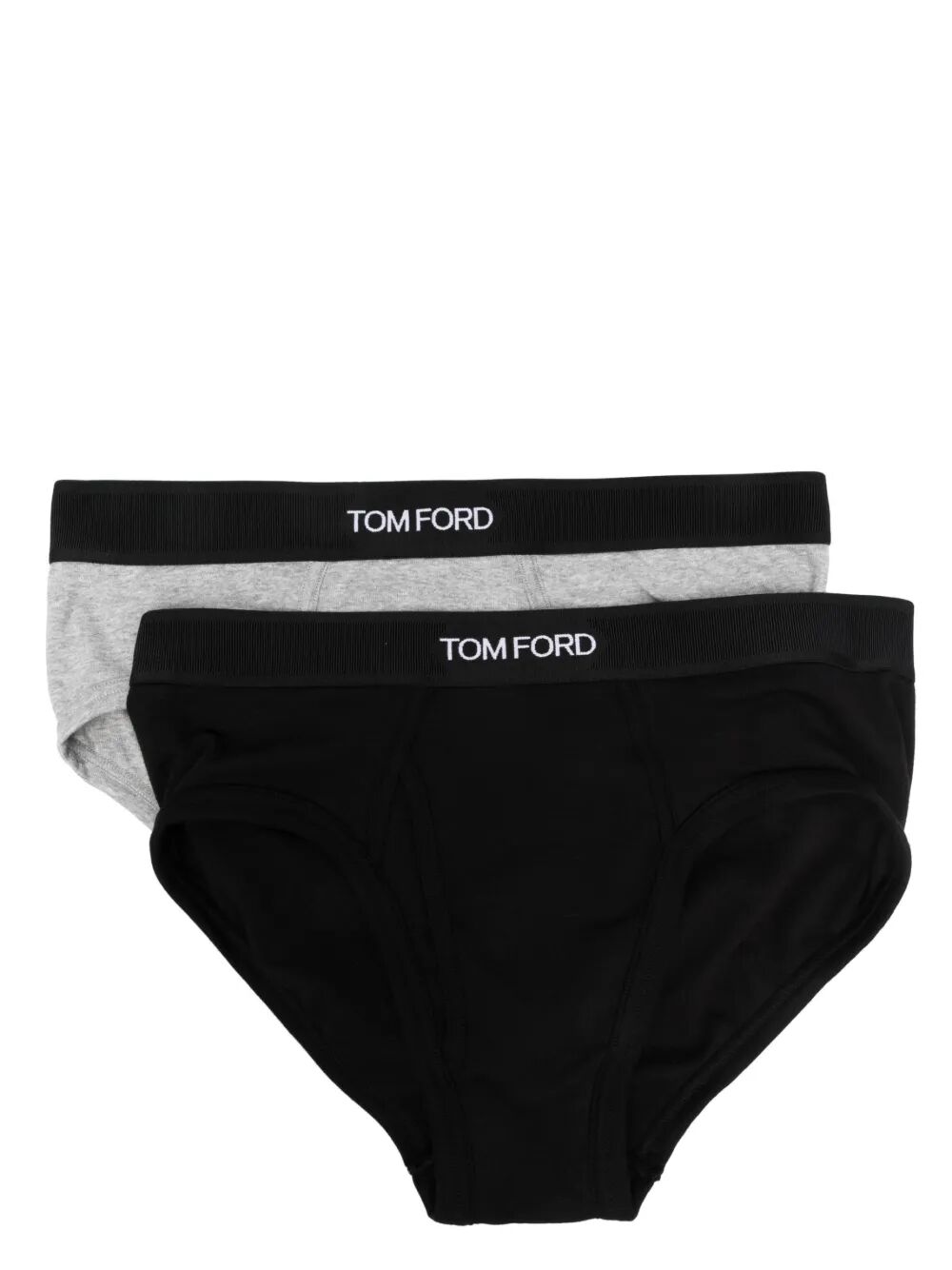 Tom Ford Men Set Of 2 Logo-Waistband Cotton Briefs TOM FORD