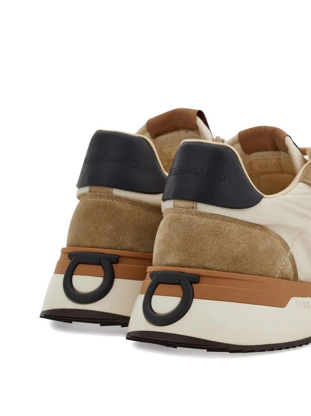 Ferragamo Men Atlantic Waterproof Fabric And Suede Sneakers FERRAGAMO