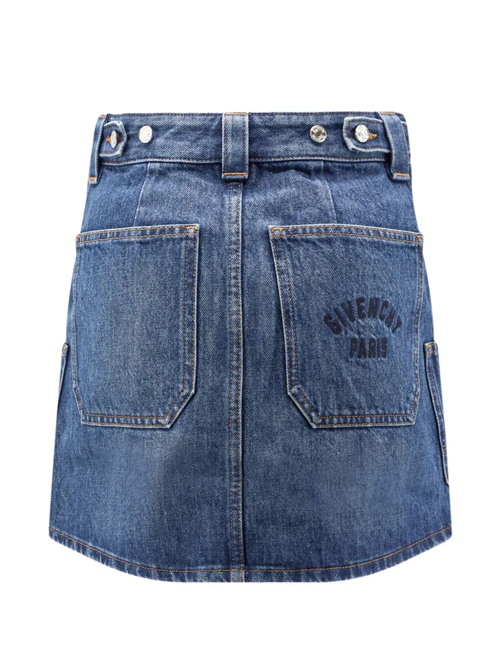 Givenchy Women Cargo Denim Miniskirt GIVENCHY
