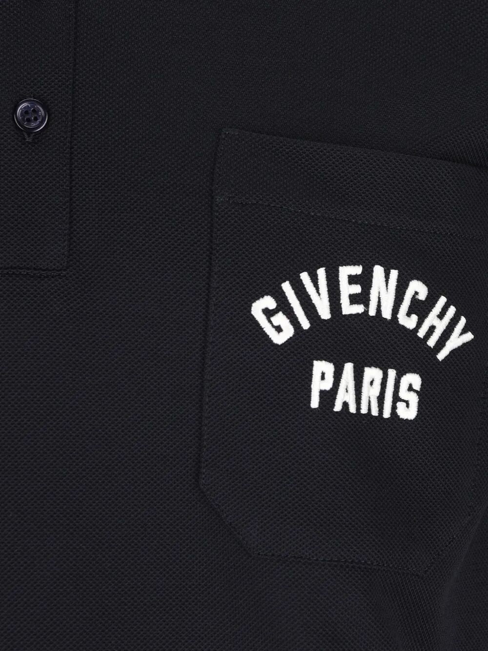 Givenchy Men Front Pocket Cotton Polo GIVENCHY