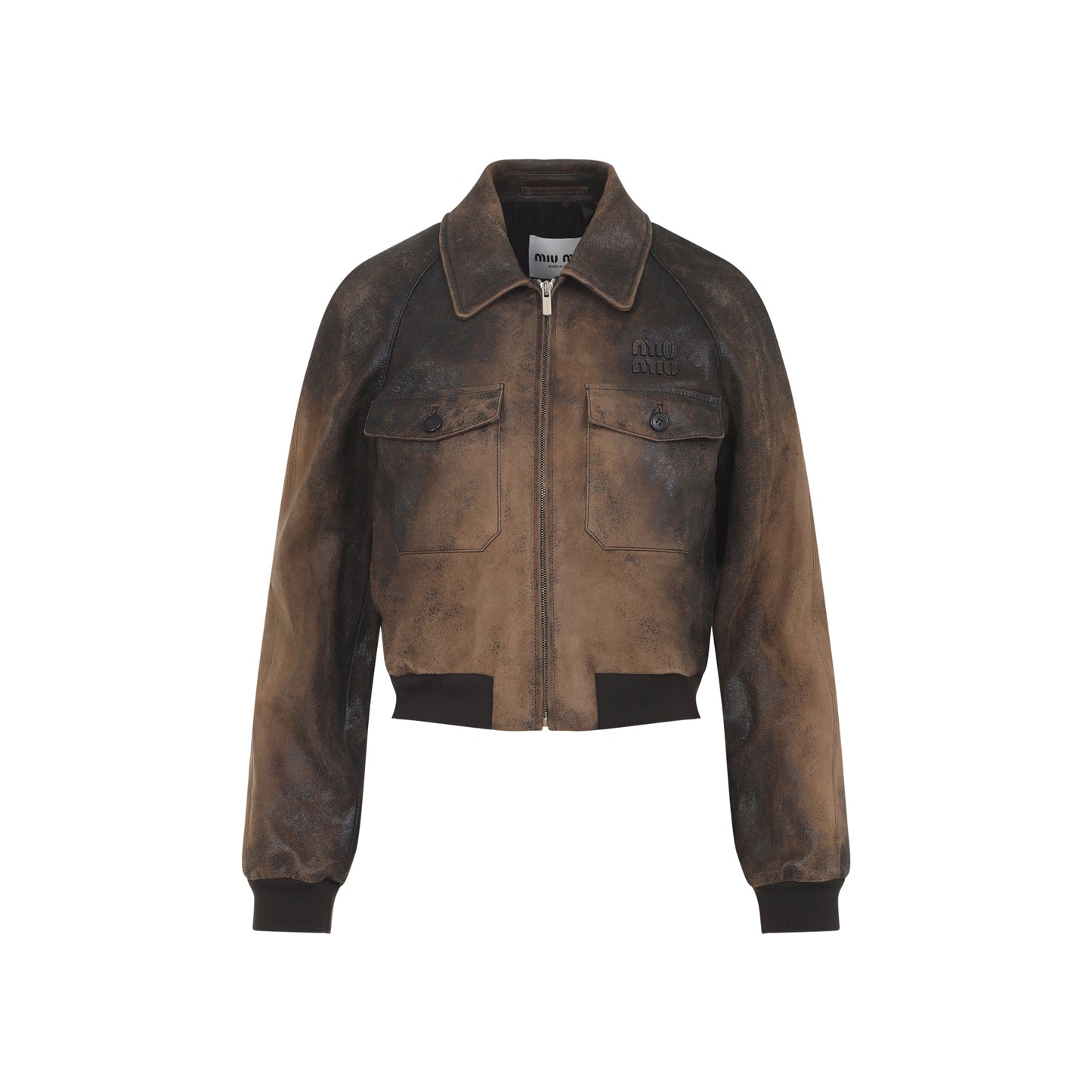Miu Miu Lamb Leather Jacket Women