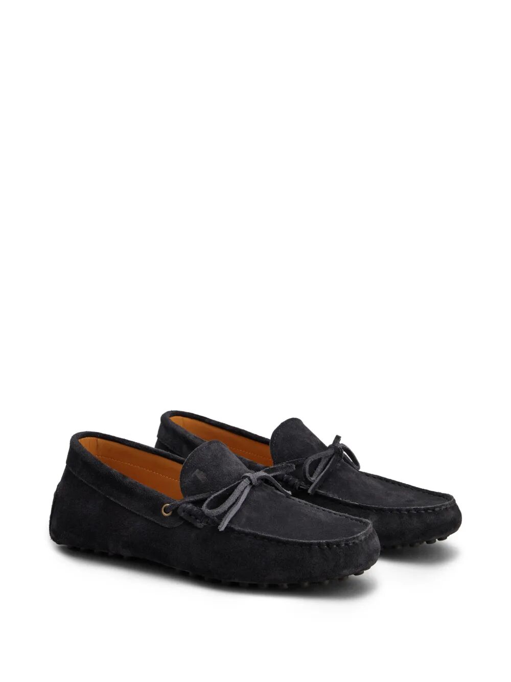 Tod's Men Gommino Suede Loafers With Lace TOD'S