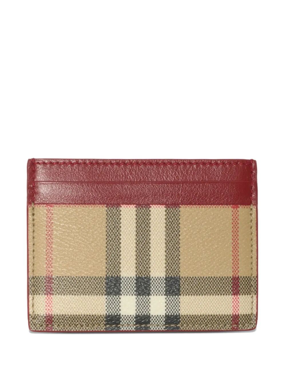 Burberry Women Contrast Check Card Case BURBERRY