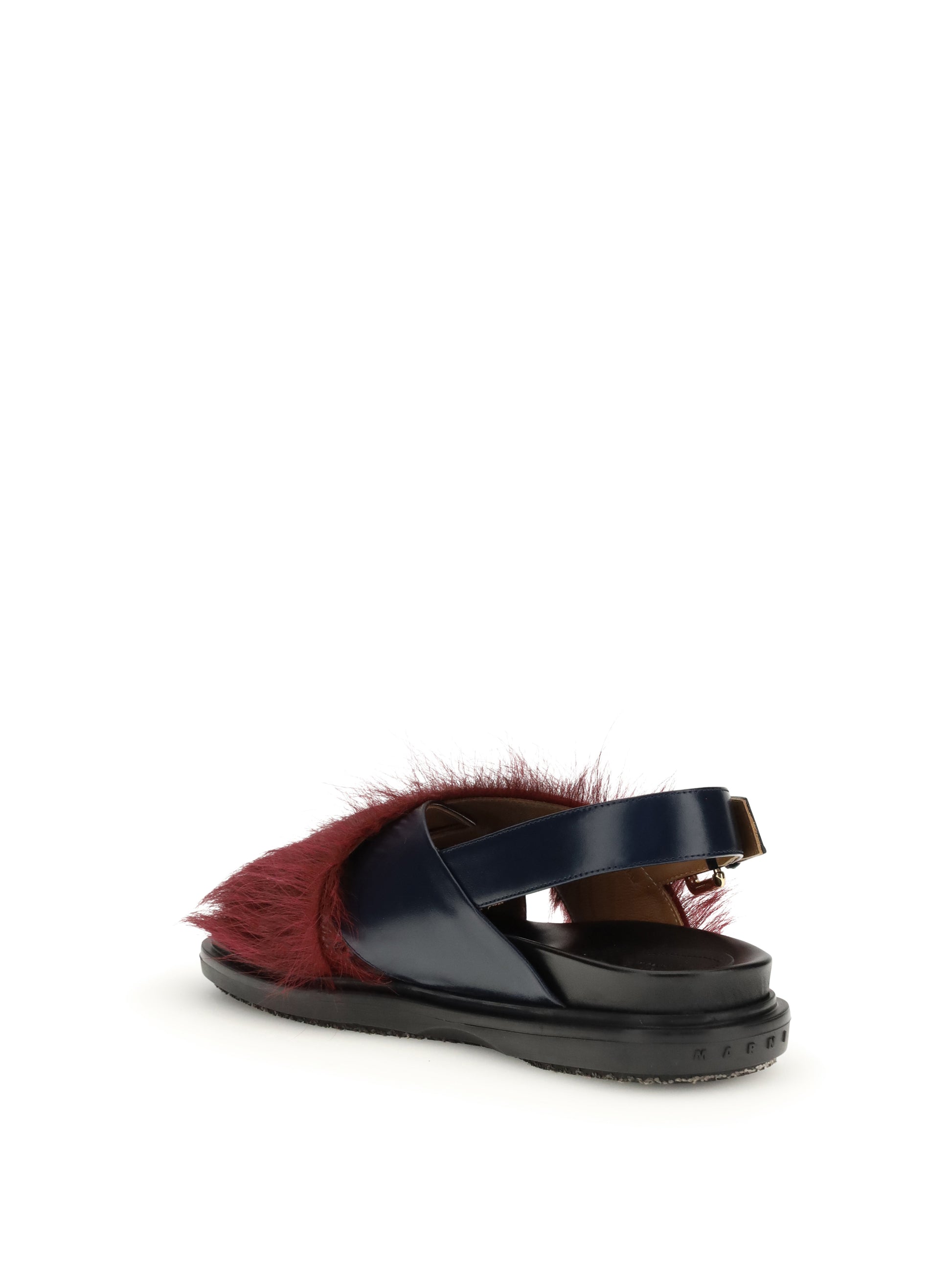 Marni Women Fur-Lined Fussbett Sandals MARNI