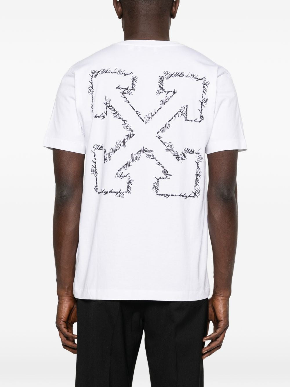 Off-White Men Scrip Arrow T-Shirt OFF-WHITE