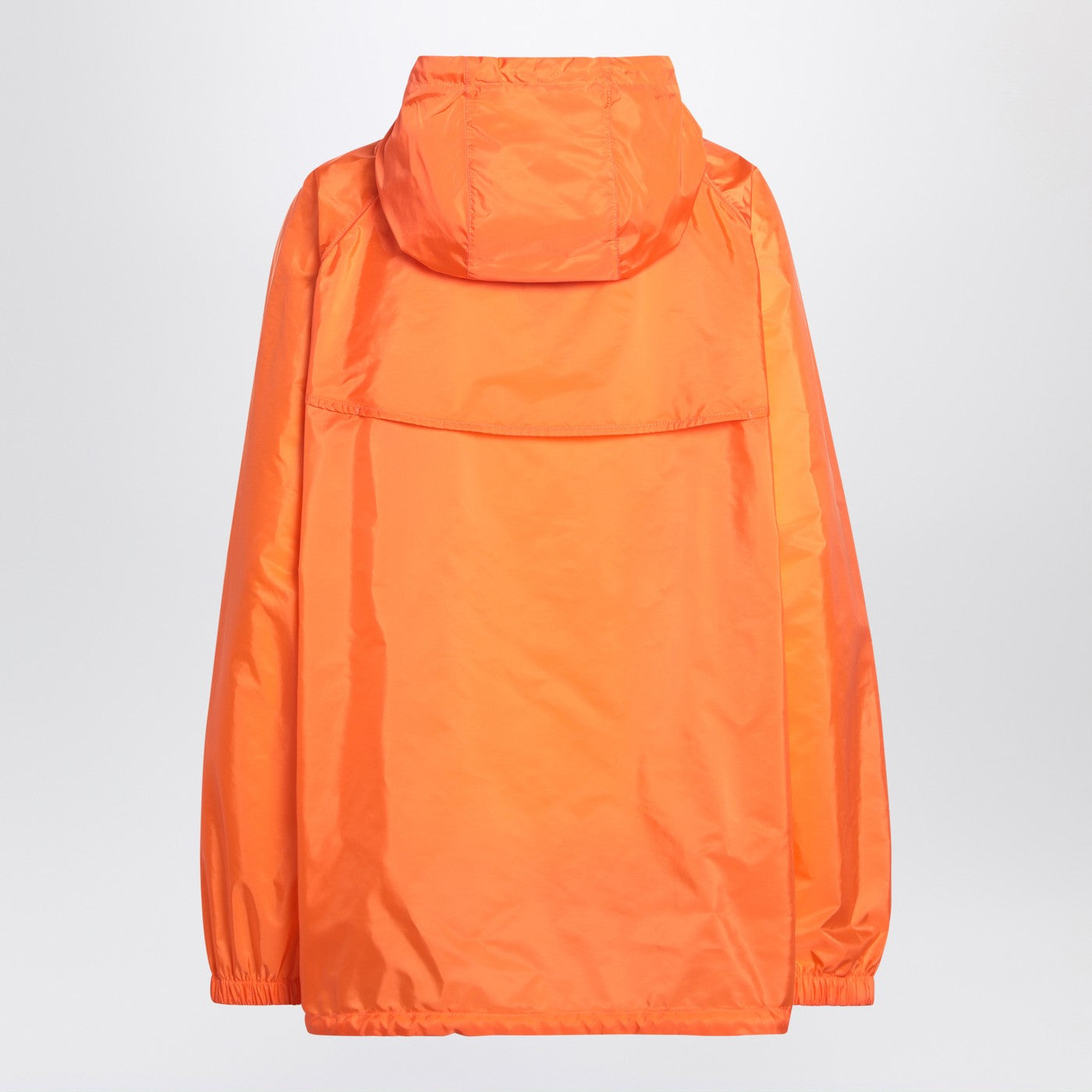 Prada Orange Raincoat In Lightweight Re-Nylon Women PRADA