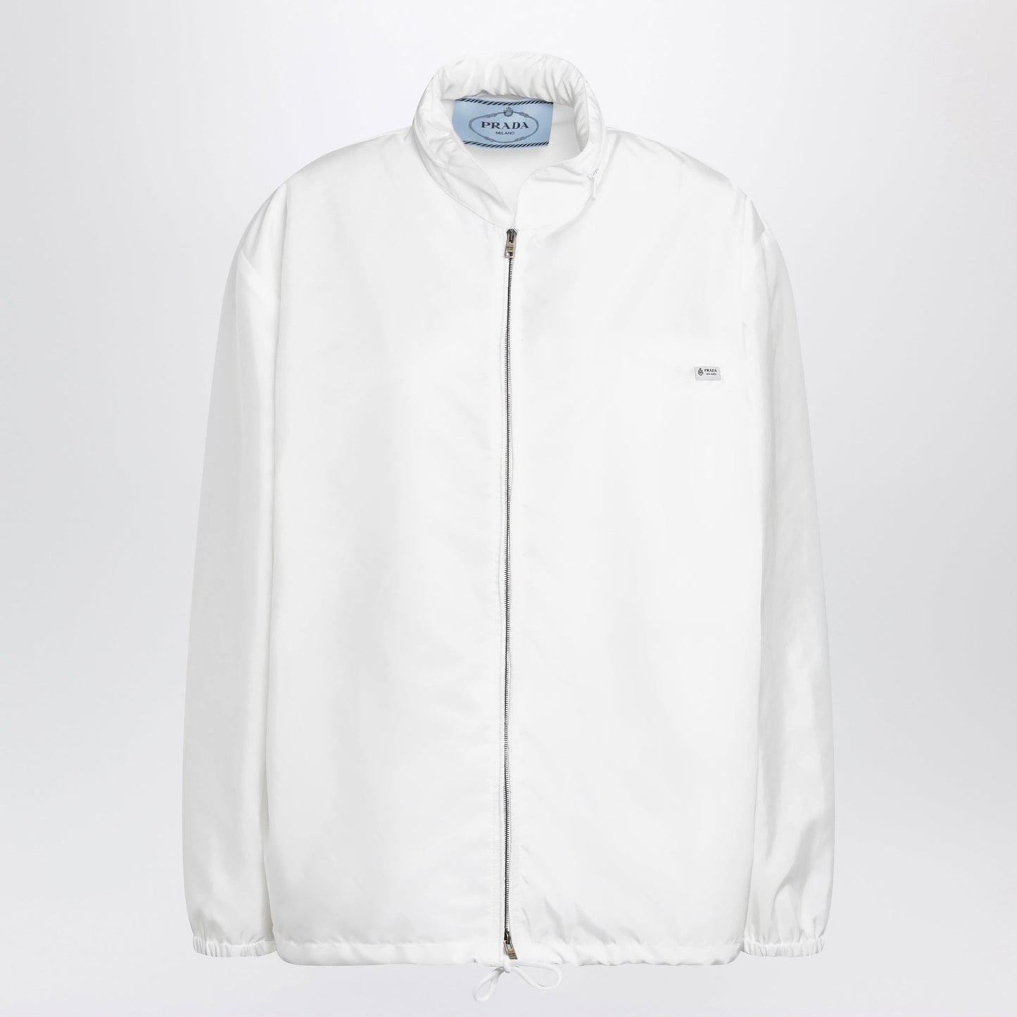 Prada White Re-Nylon Lightweight Jacket Women PRADA