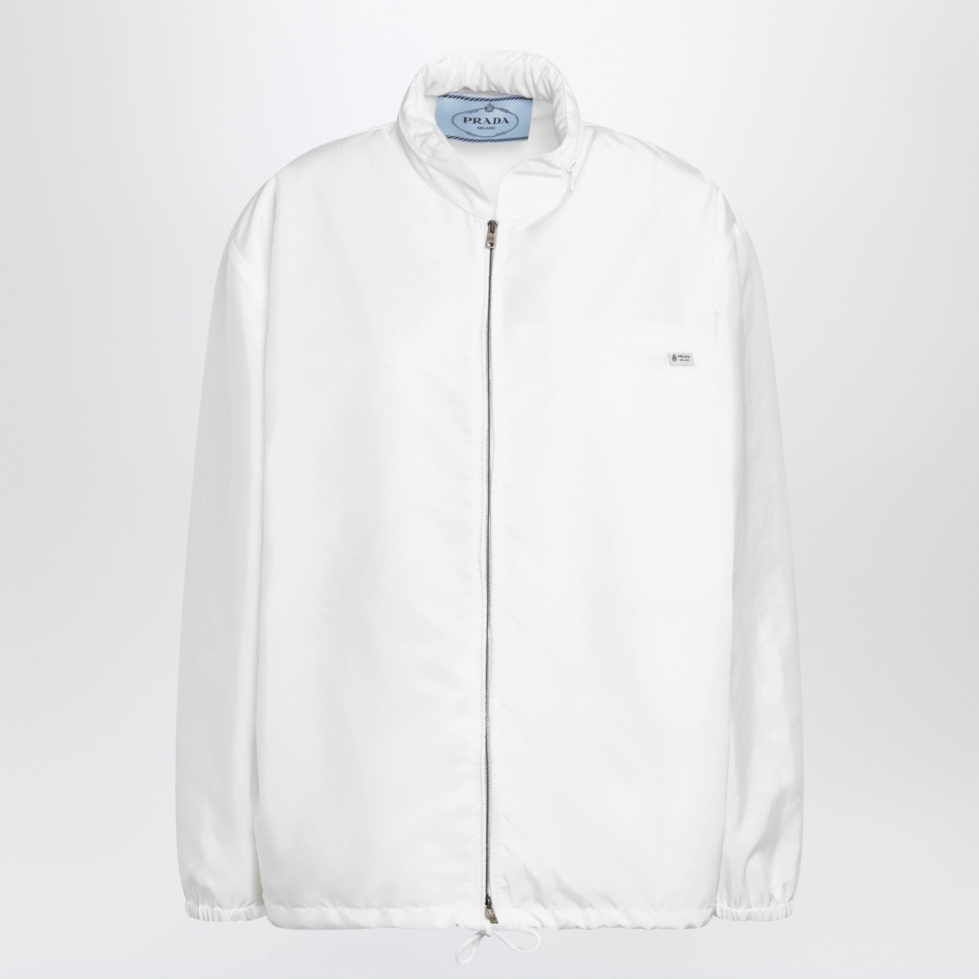 Prada White Re-Nylon Lightweight Jacket Women PRADA