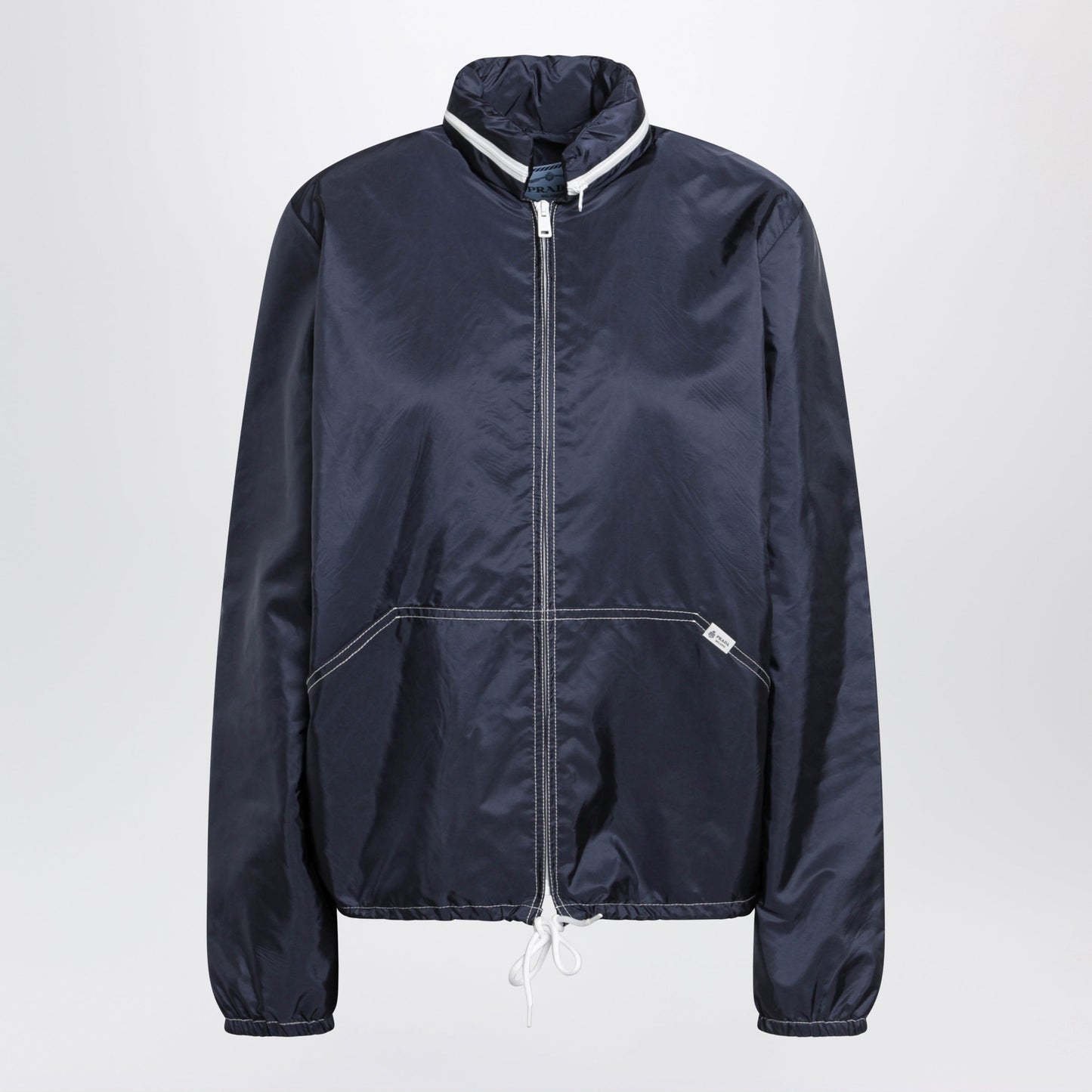 Prada Blue Re-Nylon Lightweight Jacket Women PRADA