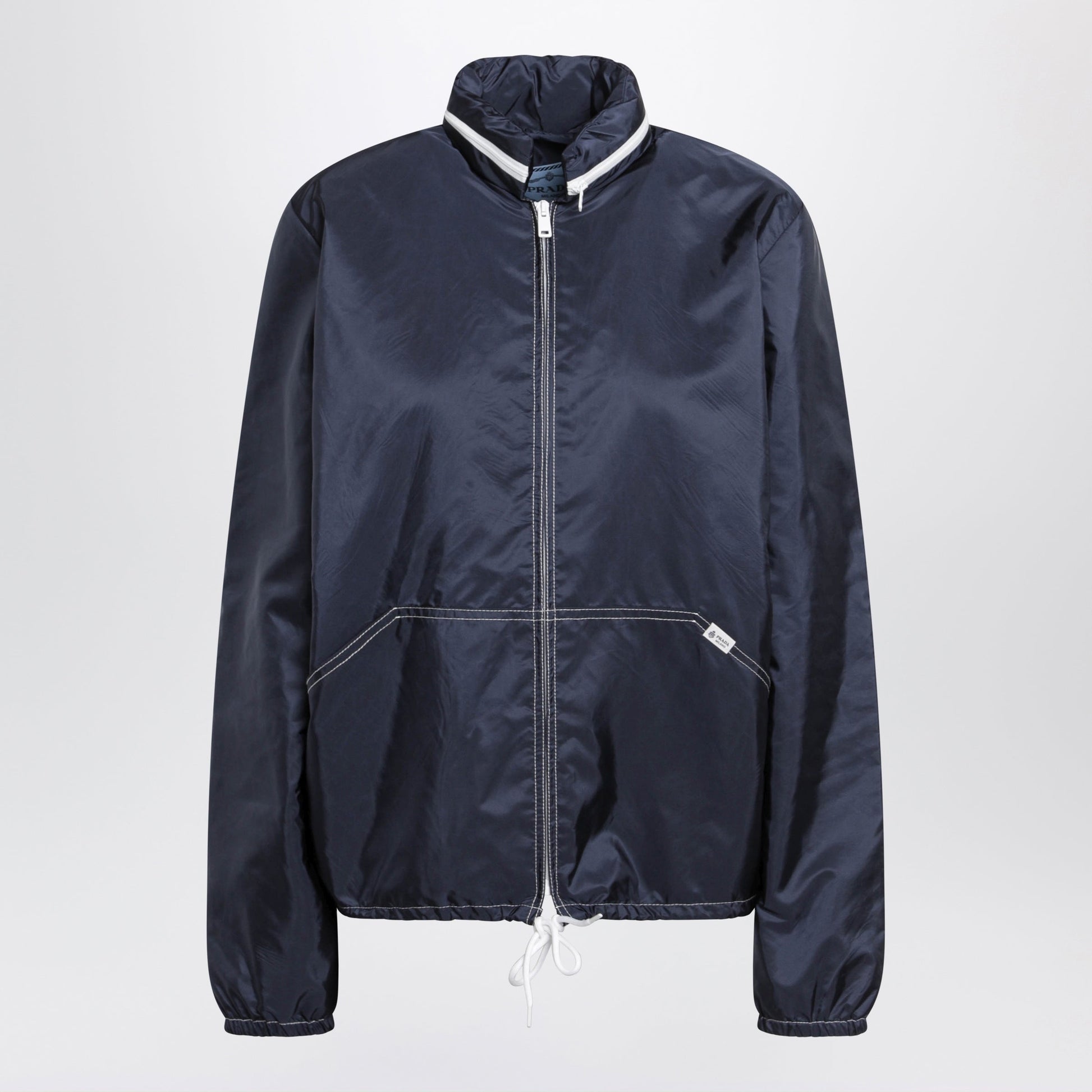 Prada Blue Re-Nylon Lightweight Jacket Women PRADA