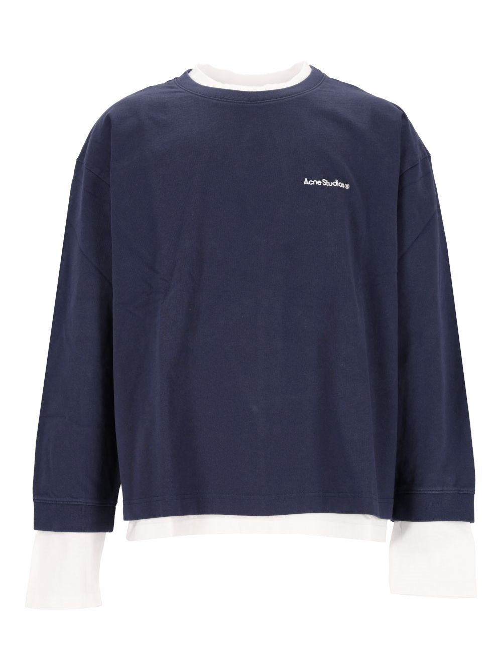 Acne Studios Men Layered Logo Sweatshirt ACNE STUDIOS