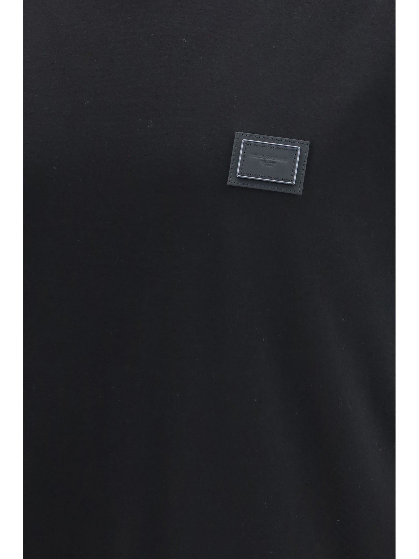 Dolce & Gabbana Men Cotton T-Shirt With Logo Plaque DOLCE & GABBANA
