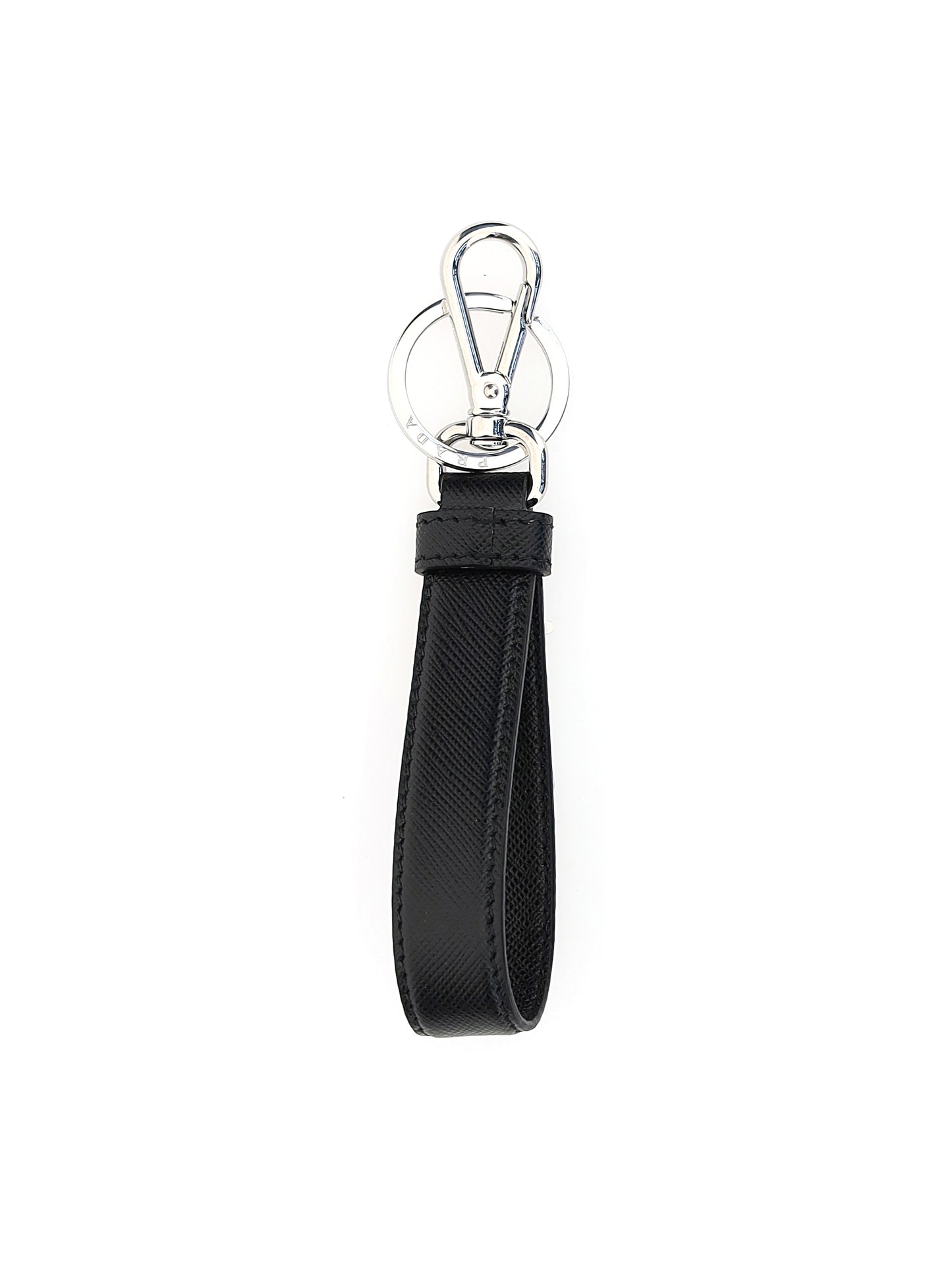Prada Men Leather Keychain PRADA