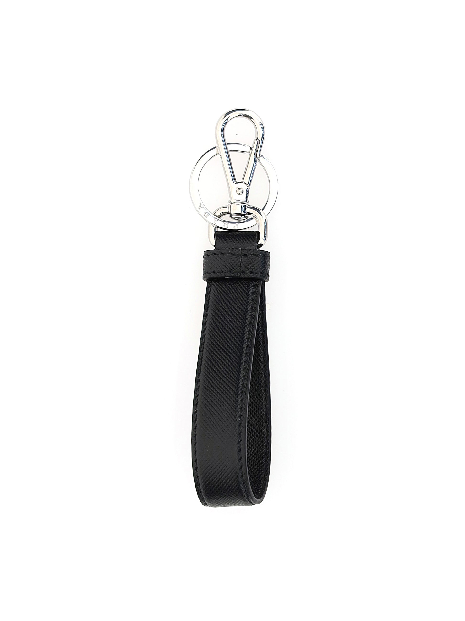Prada Men Leather Keychain PRADA