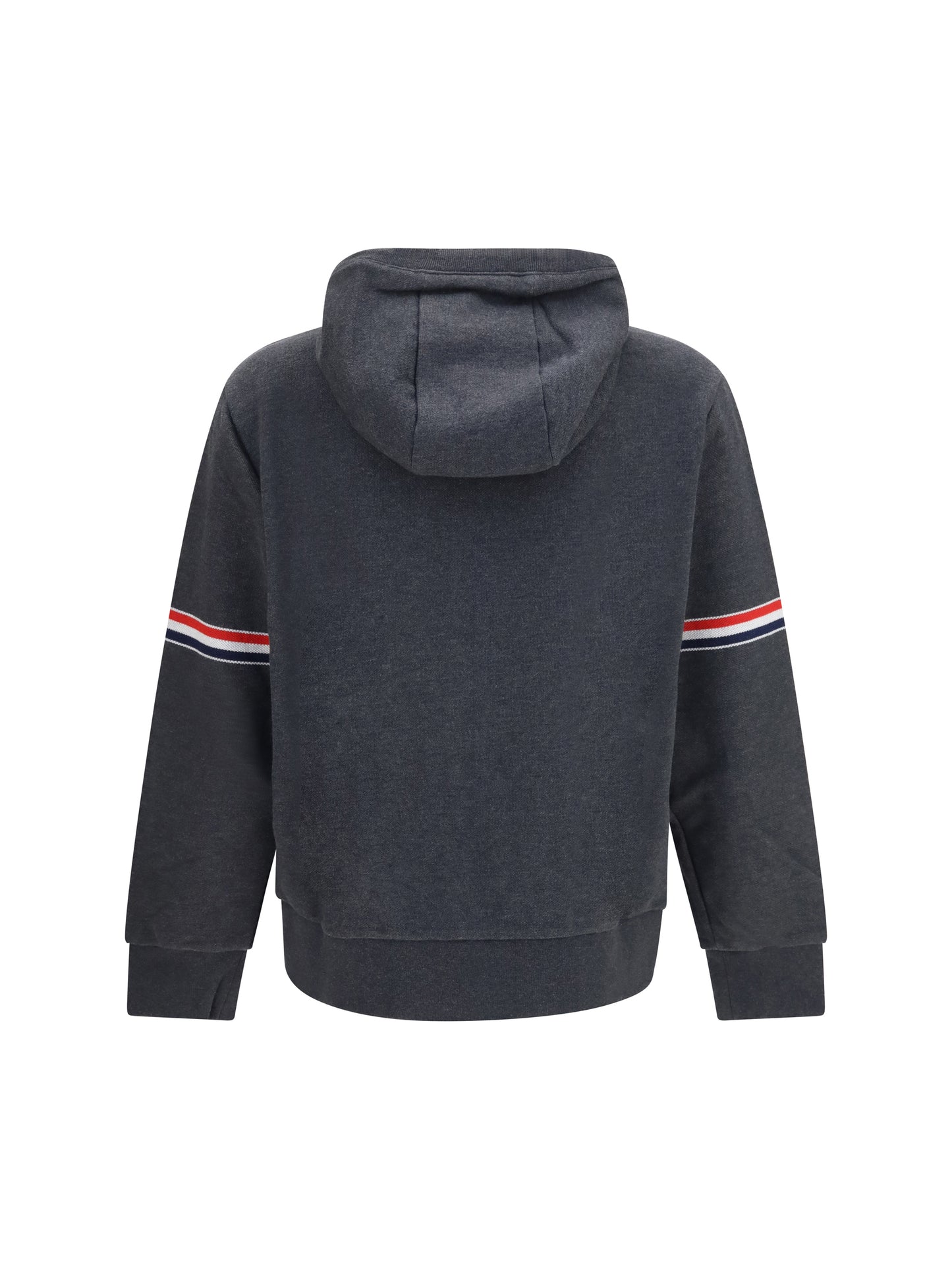 Thom Browne Men Classic Loopback 4-Bar Zip-Up Hoodie THOM BROWNE