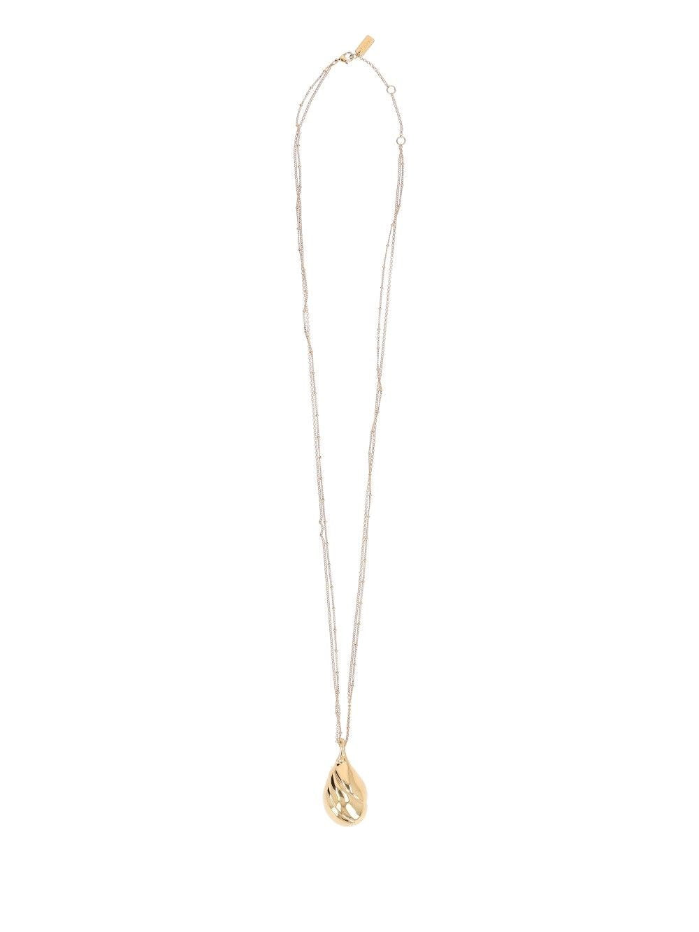 Chloe' Women "Chloé Mirror" Double Chain Necklace CHLOE