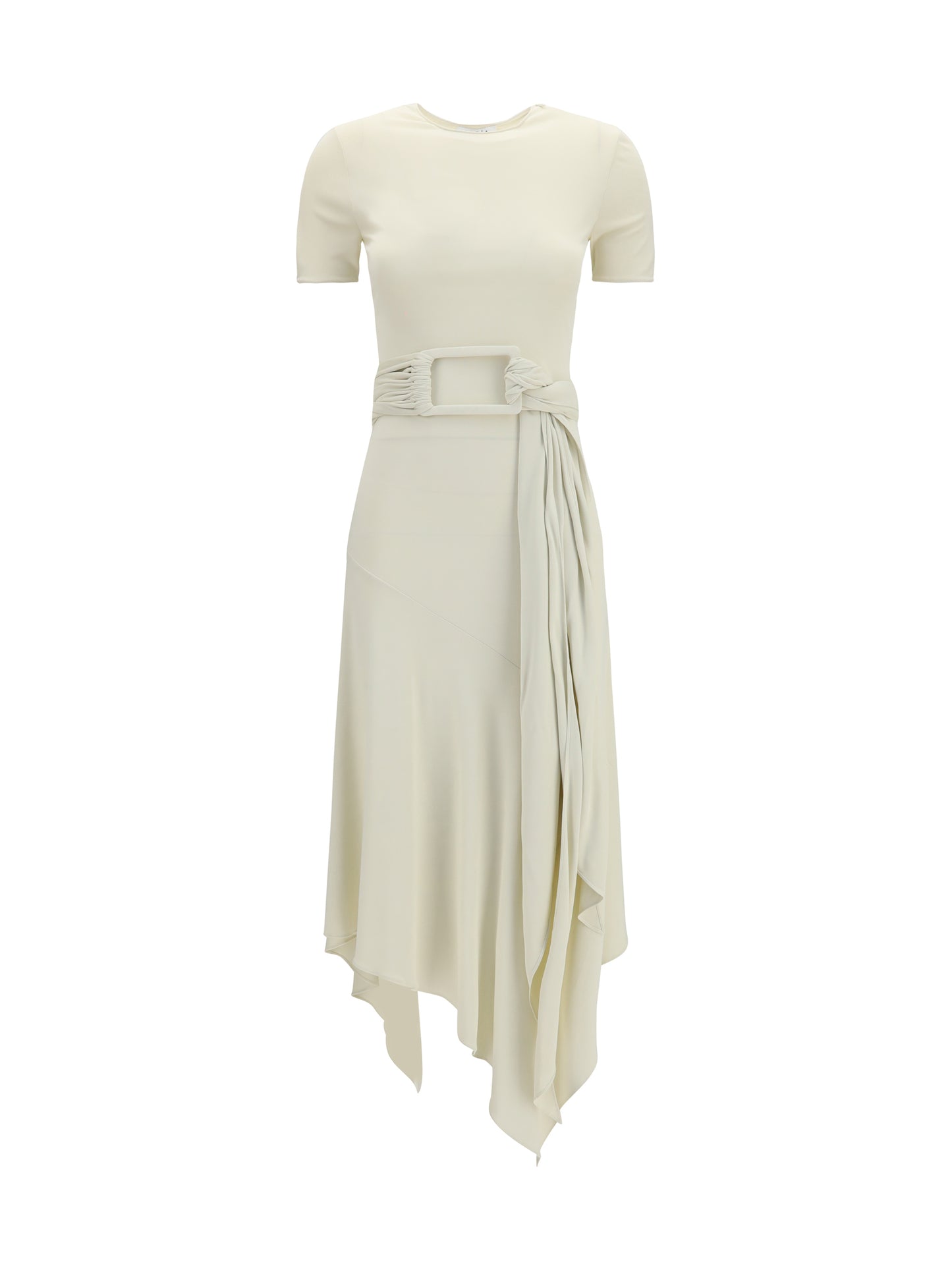 Alaïa Women Belted Jersey Dress ALAIA