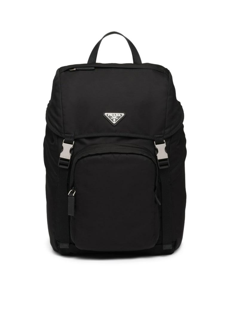 Prada Men Backpack In Re-Nylon And Saffiano Leather PRADA
