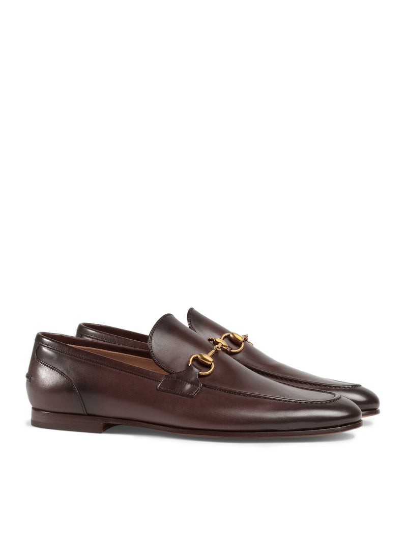 Gucci Men Jordaan Leather Loafers GUCCI