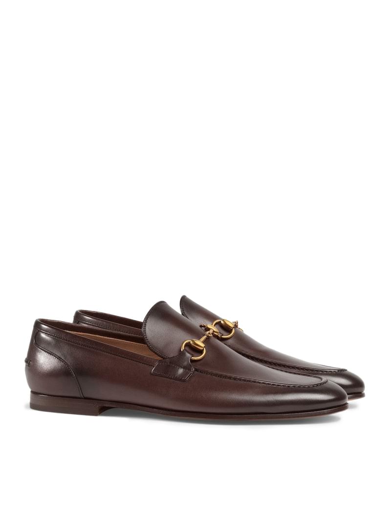 Gucci Men Jordaan Leather Loafers GUCCI
