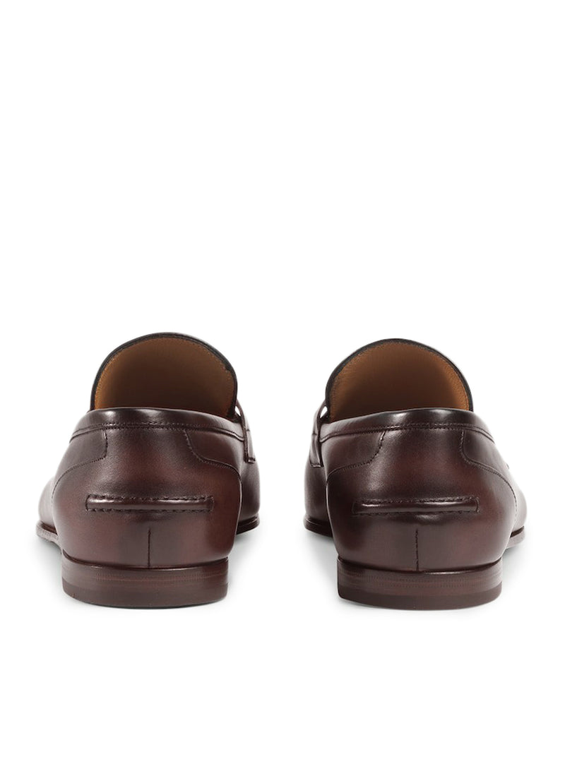 Gucci Men Jordaan Leather Loafers GUCCI