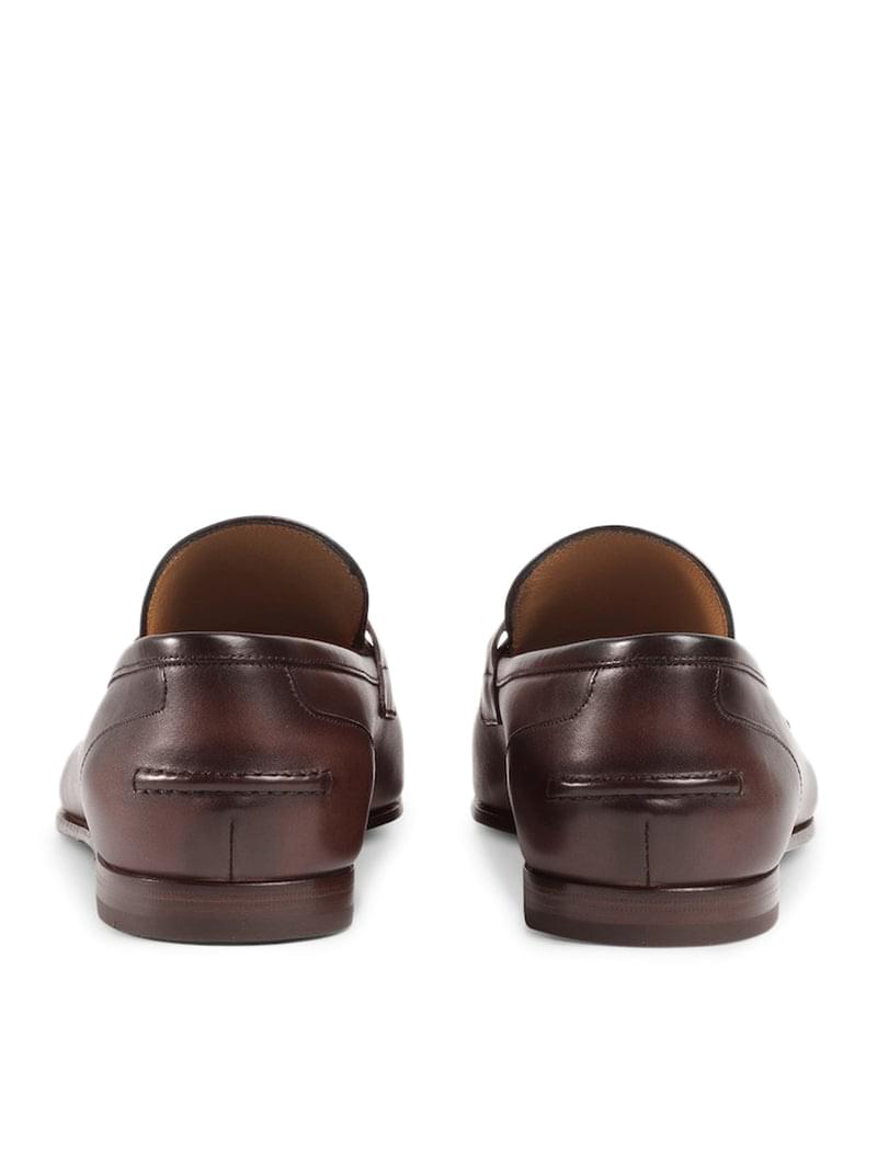 Gucci Men Jordaan Leather Loafers GUCCI