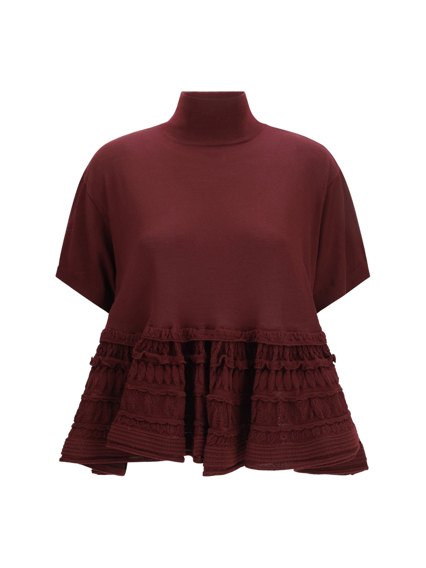 Alaïa Women Virgin Wool T-Shirt ALAIA