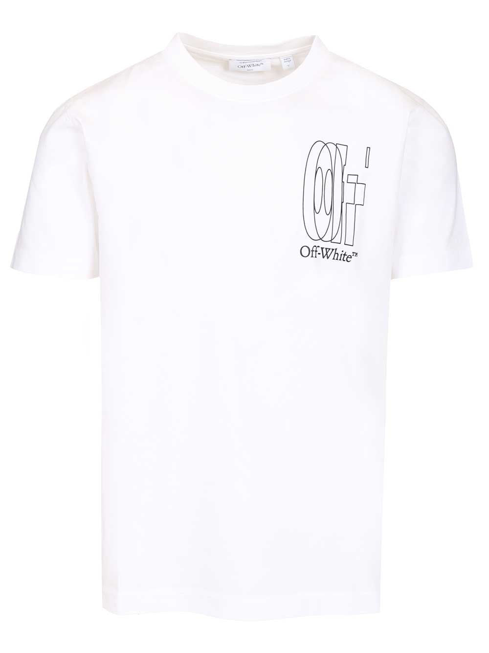 Off-White Men Outline Double Arrow Slim T-Shirt OFF-WHITE
