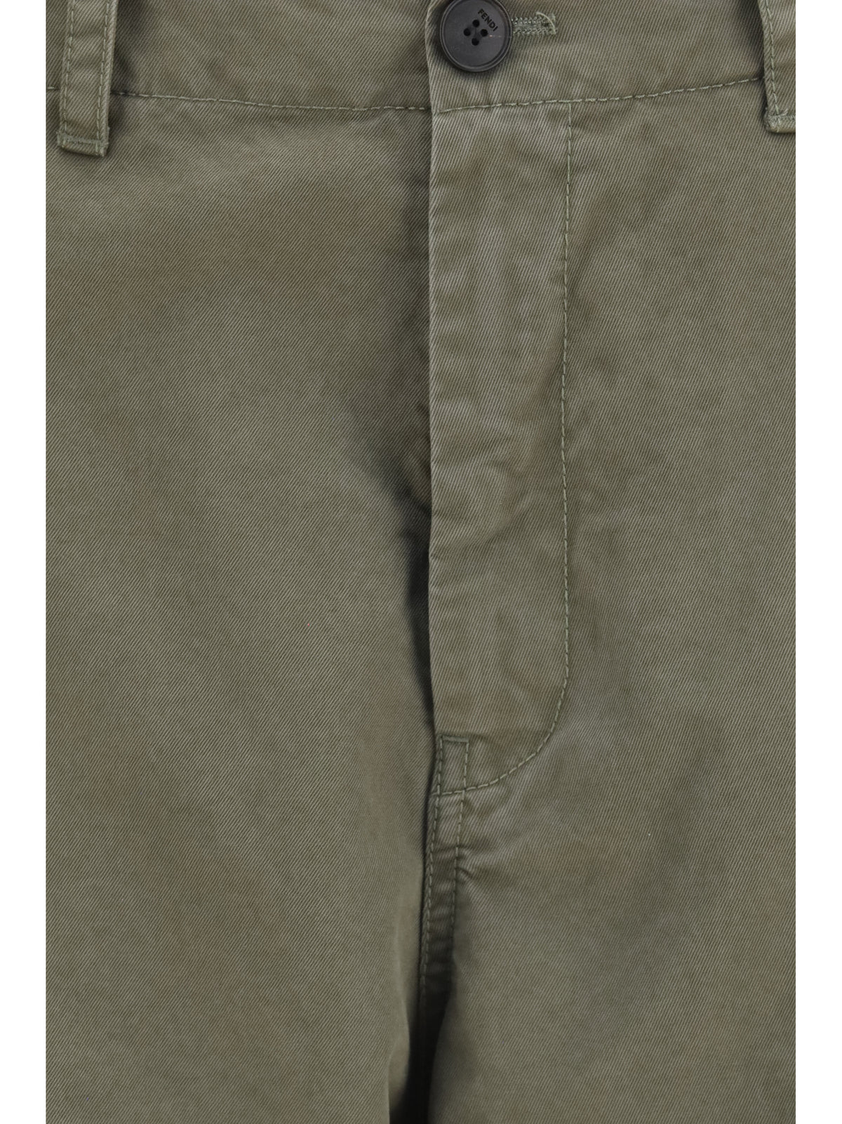 Fendi Women Cotton Cargo Pants FENDI
