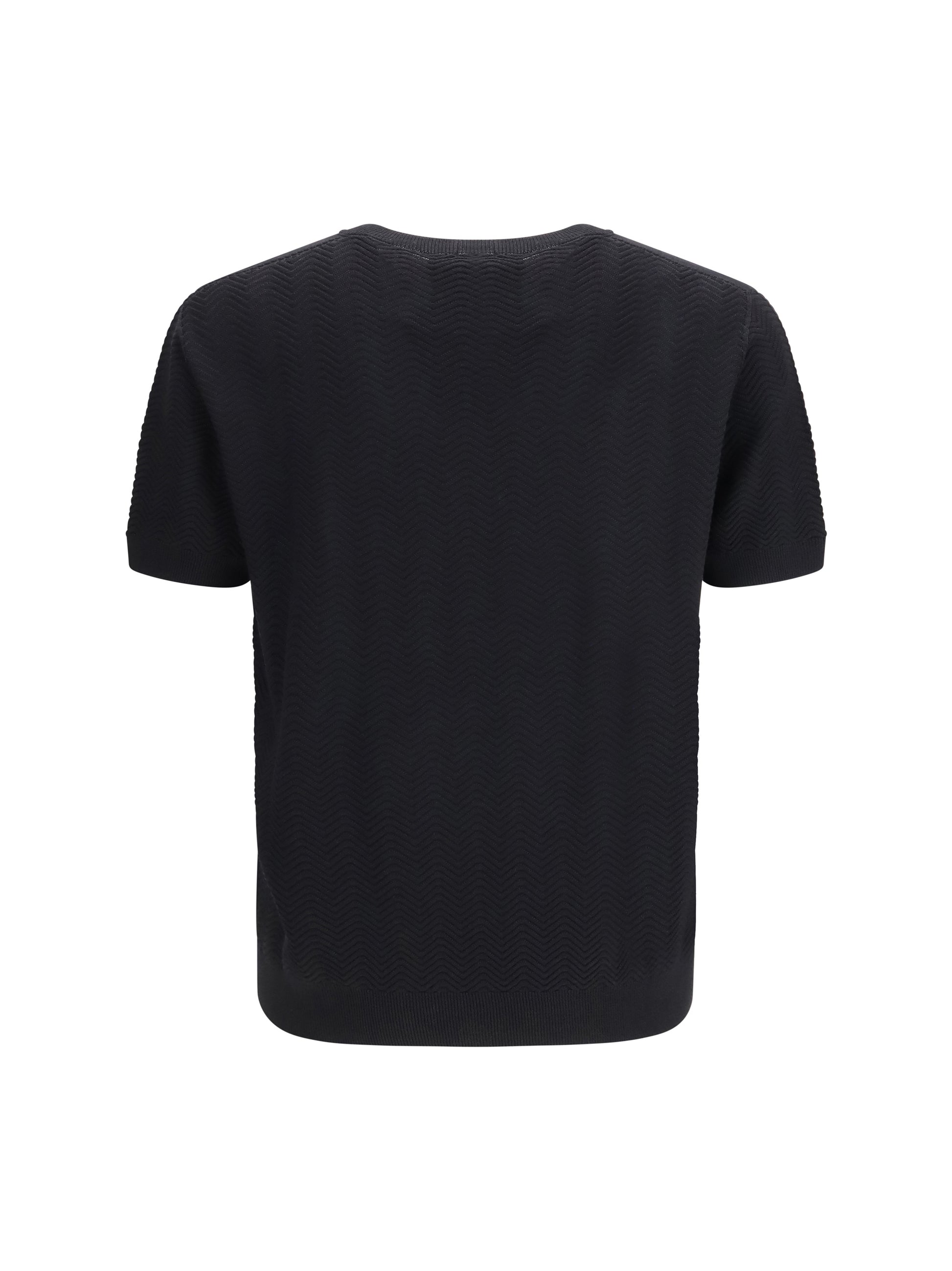Giorgio Armani Men Short-Sleeved Cotton And Silk Sweater GIORGIO ARMANI