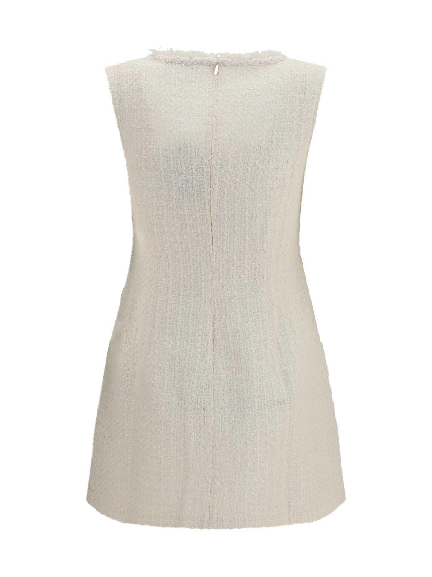 Self-Portrait Women Sleeveless Bouclé Mini Dress SELF-PORTRAIT